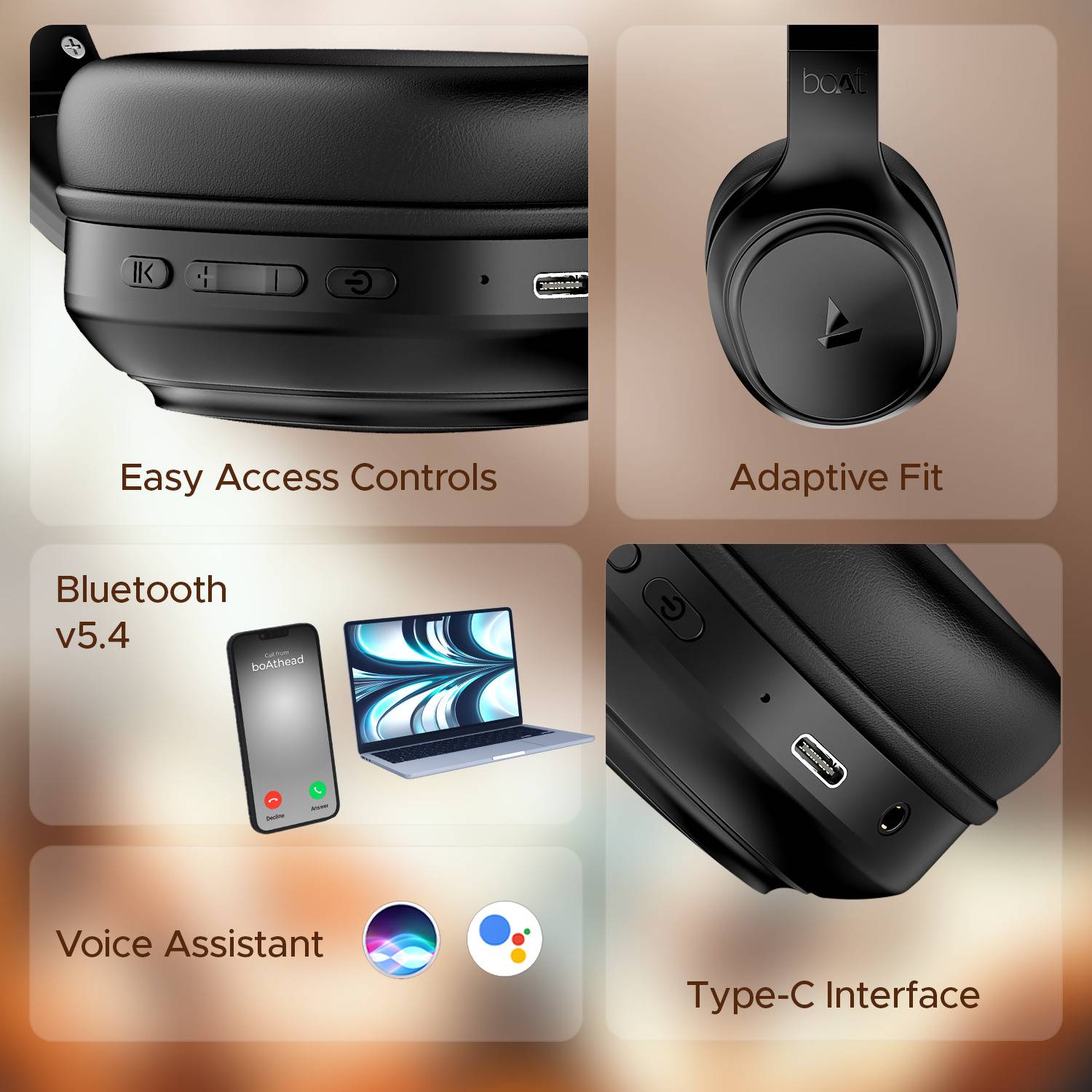 boAt Rockerz 430 Bluetooth Headset - Image 3