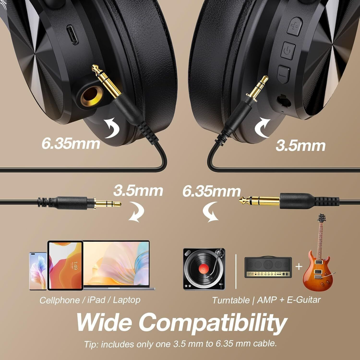 Image of Oneodio A70 Bluetooth & Wired