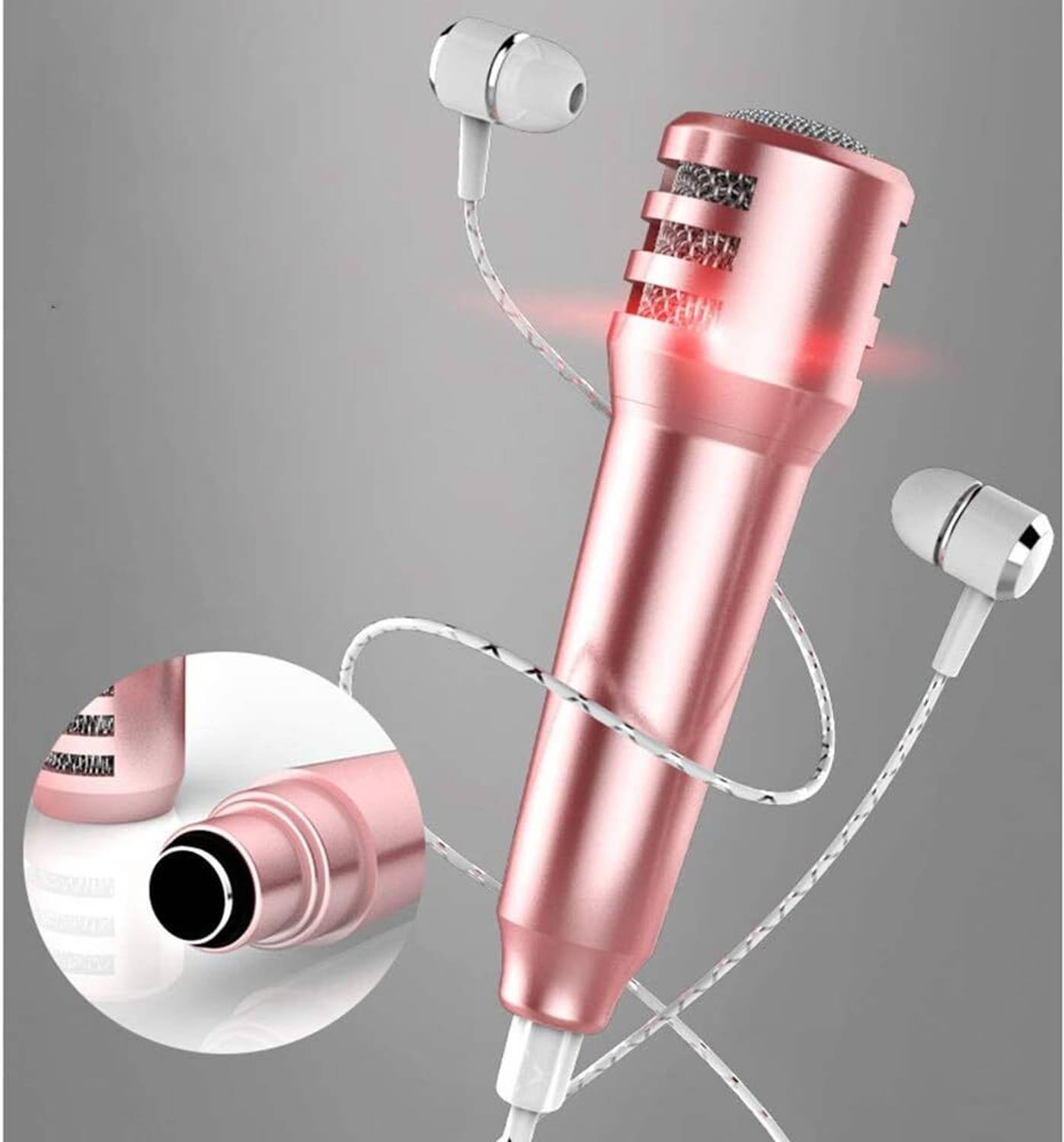4uonly Mini Microphone Mic with Earphone for Voice Recording RFQ2
