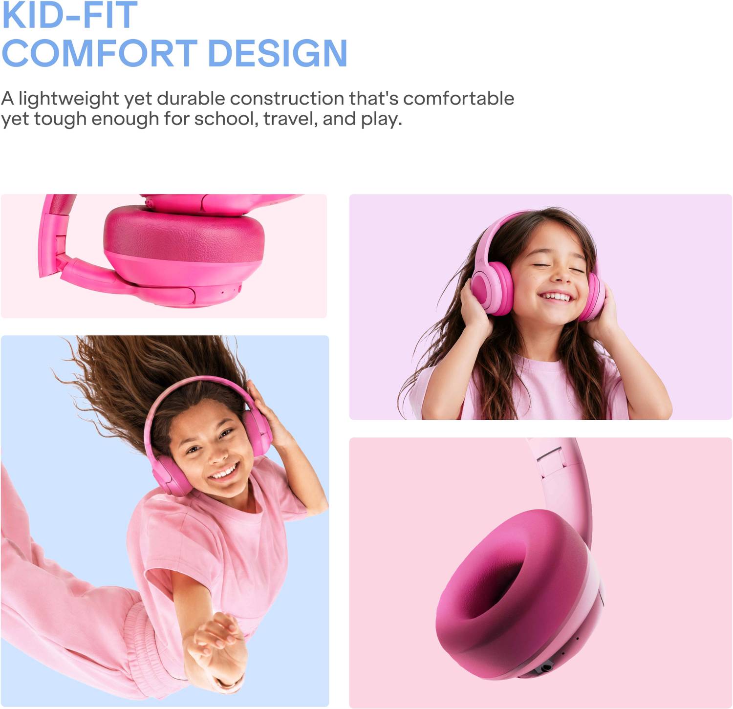 boAt Sailor Play Kids Headphone, 85dB Volume Limit, 40mm Driver - Image 5