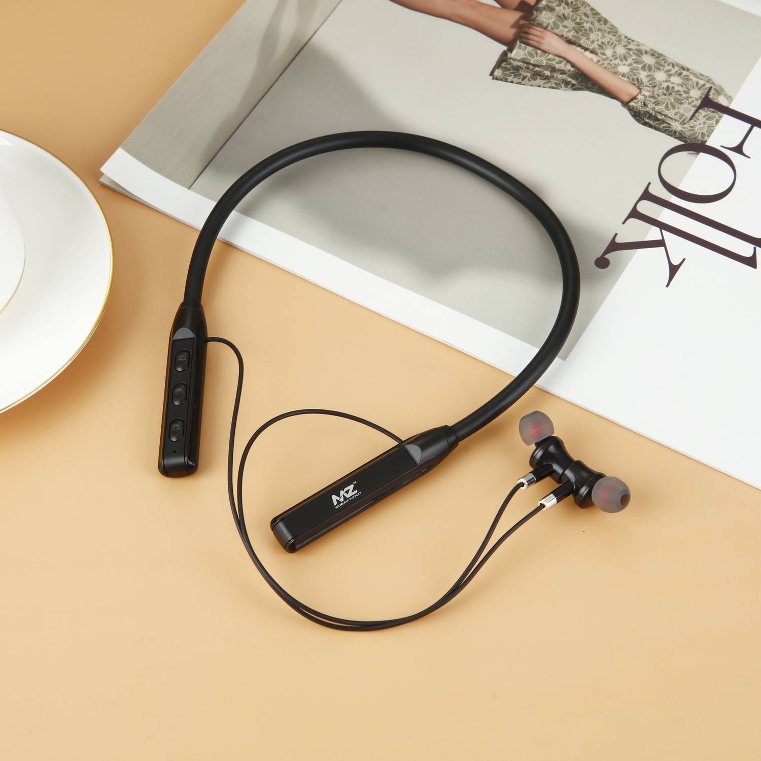 MZ NB111 Magnetic Neckband Wireless Headphone - Image 5