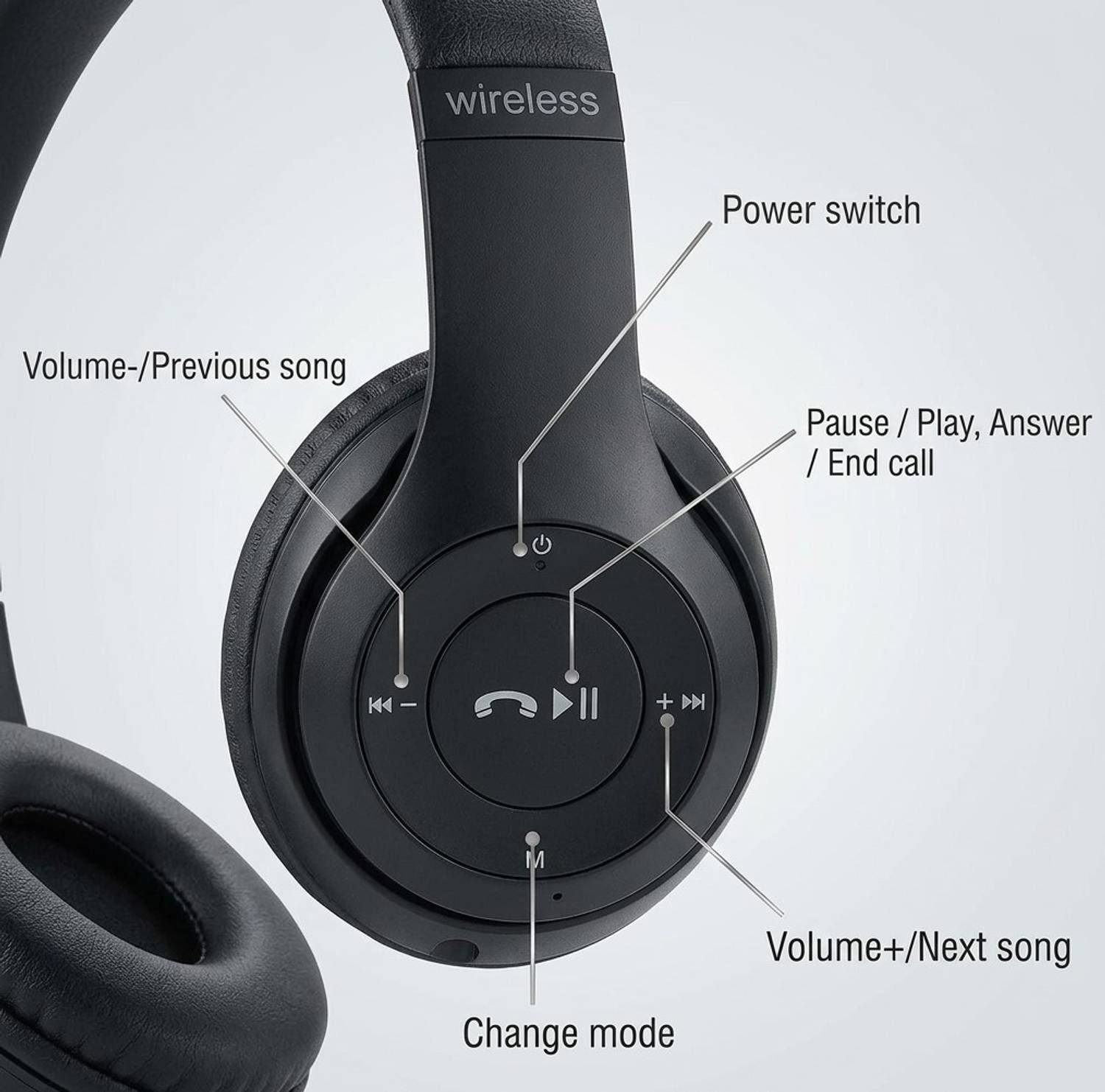 ShreeVistaar Rechargeable Stereo Headphones - Image 4