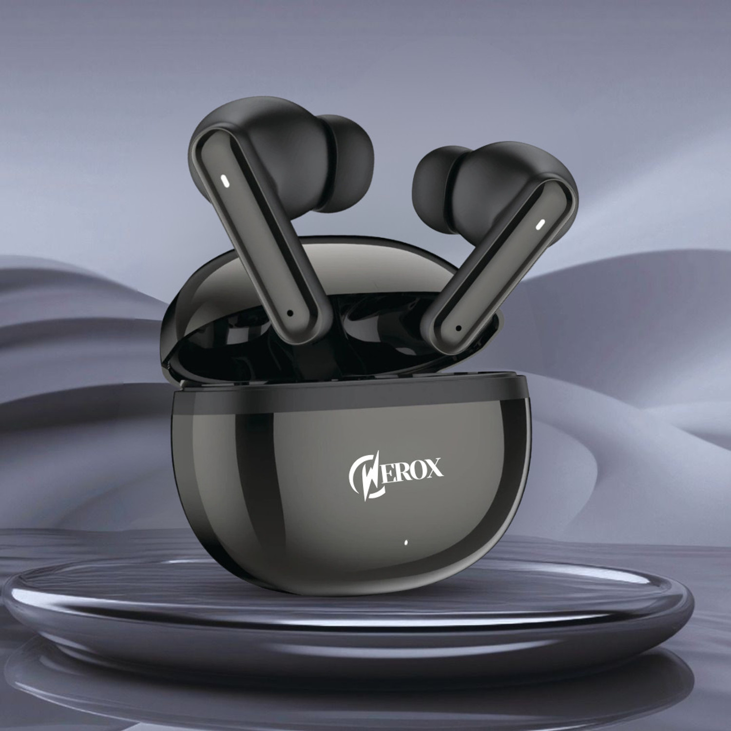 Image of WEROX Wireless Earbuds 48 hours of playback time HD Sound Quality and Sweat Proof Bluetooth Gaming