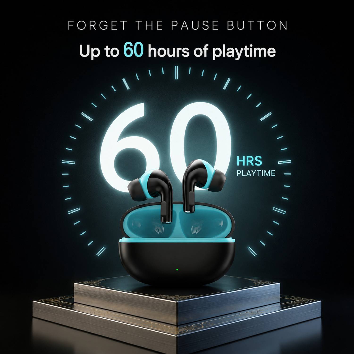 ZABRO BOUT EarBuds with 60Hrs Playtime - Image 2