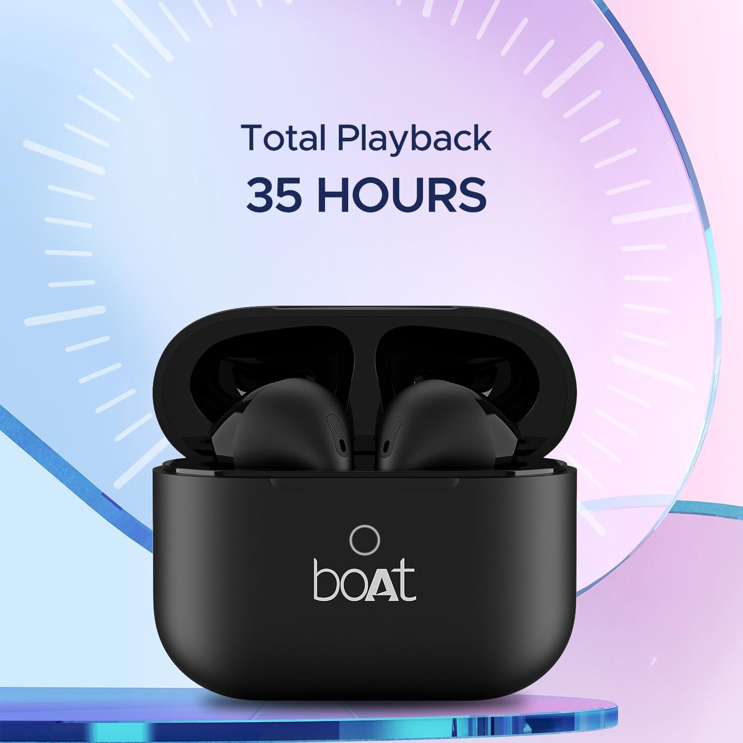 Image of boAt Airdopes Ace Bluetooth Headset (Black, True Wireless)