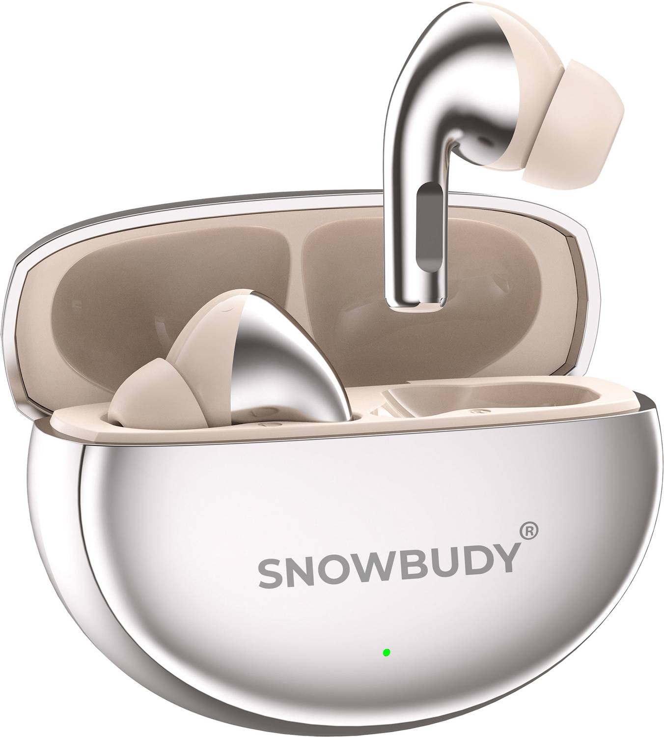 snowbudy Nord 4Pro True Wireless Earbuds with Dual Mic & AI Crystal Clear Call-5 Bluetooth Gaming