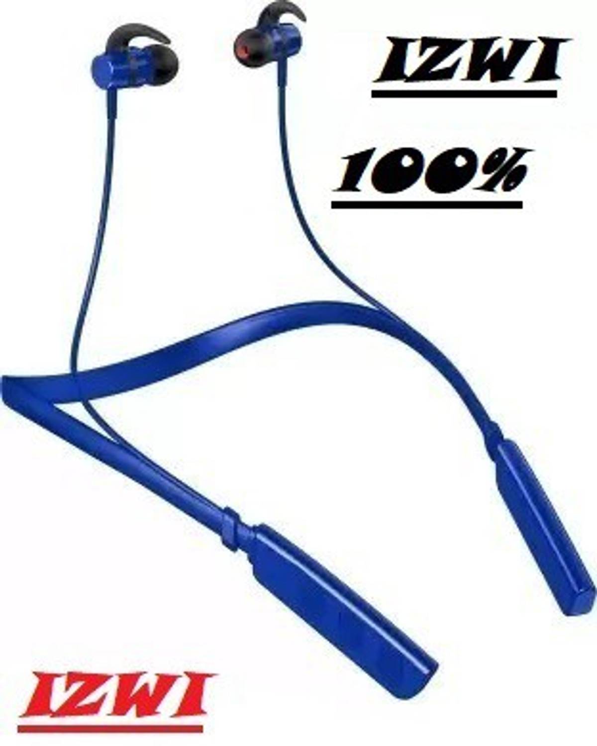 IZWI 10 WIRELESS HEADSET EXTRA BASS (BLUE, In the Ear) Bluetooth
