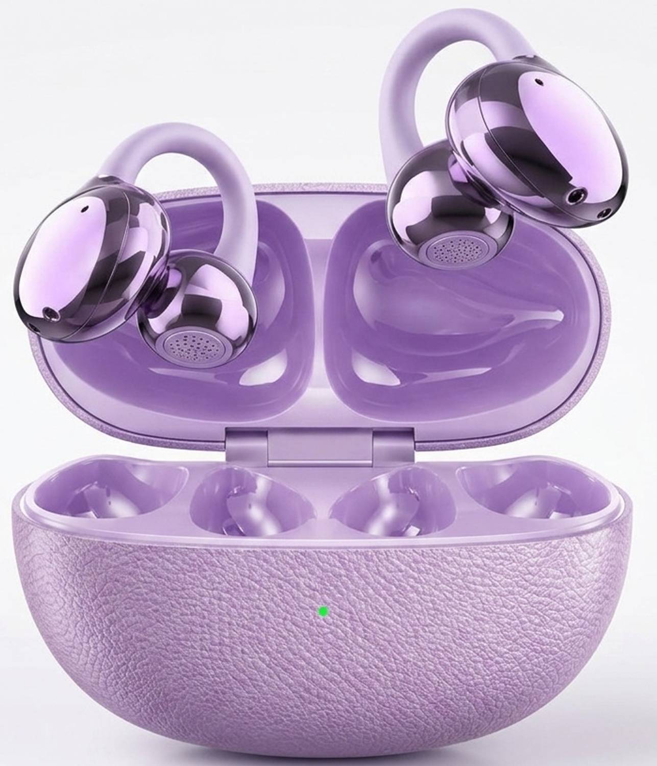 Voom Air Clips OWS Earbuds 12mm Custom Drivers 360 Spatial Audio Quad Mic ENC Headset Bluetooth