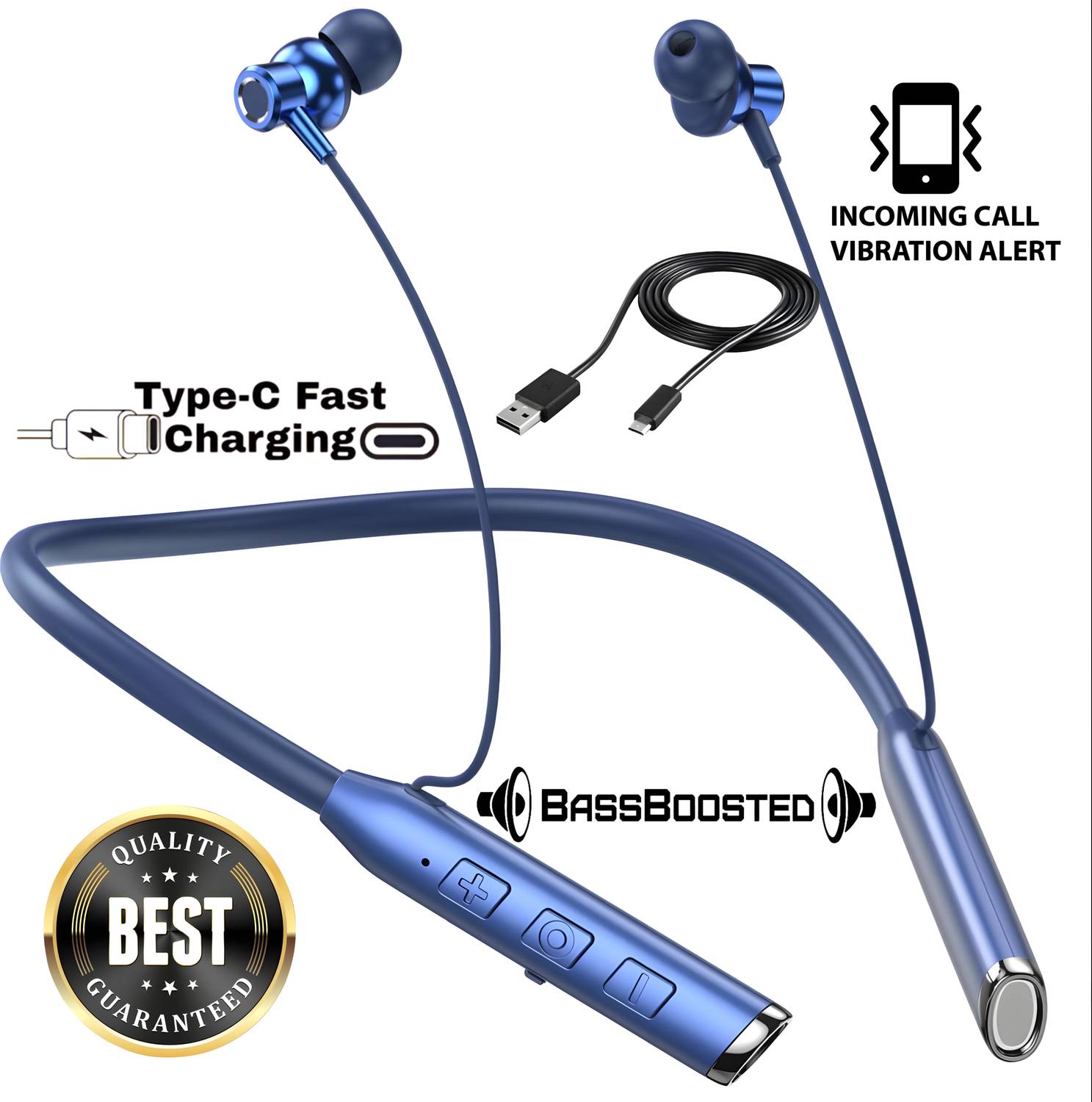 GREE MATT Vibration Alert, 48 Hours Playtime, ENC, HD Sound Quality & Stereo Bass N119 Bluetooth