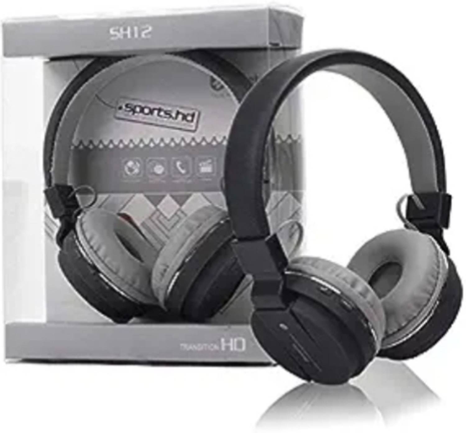 GUGGU z36_SH12 Wireless Headphones with Bluetooth, Built-in Microphone, SD Card Slot Bluetooth
