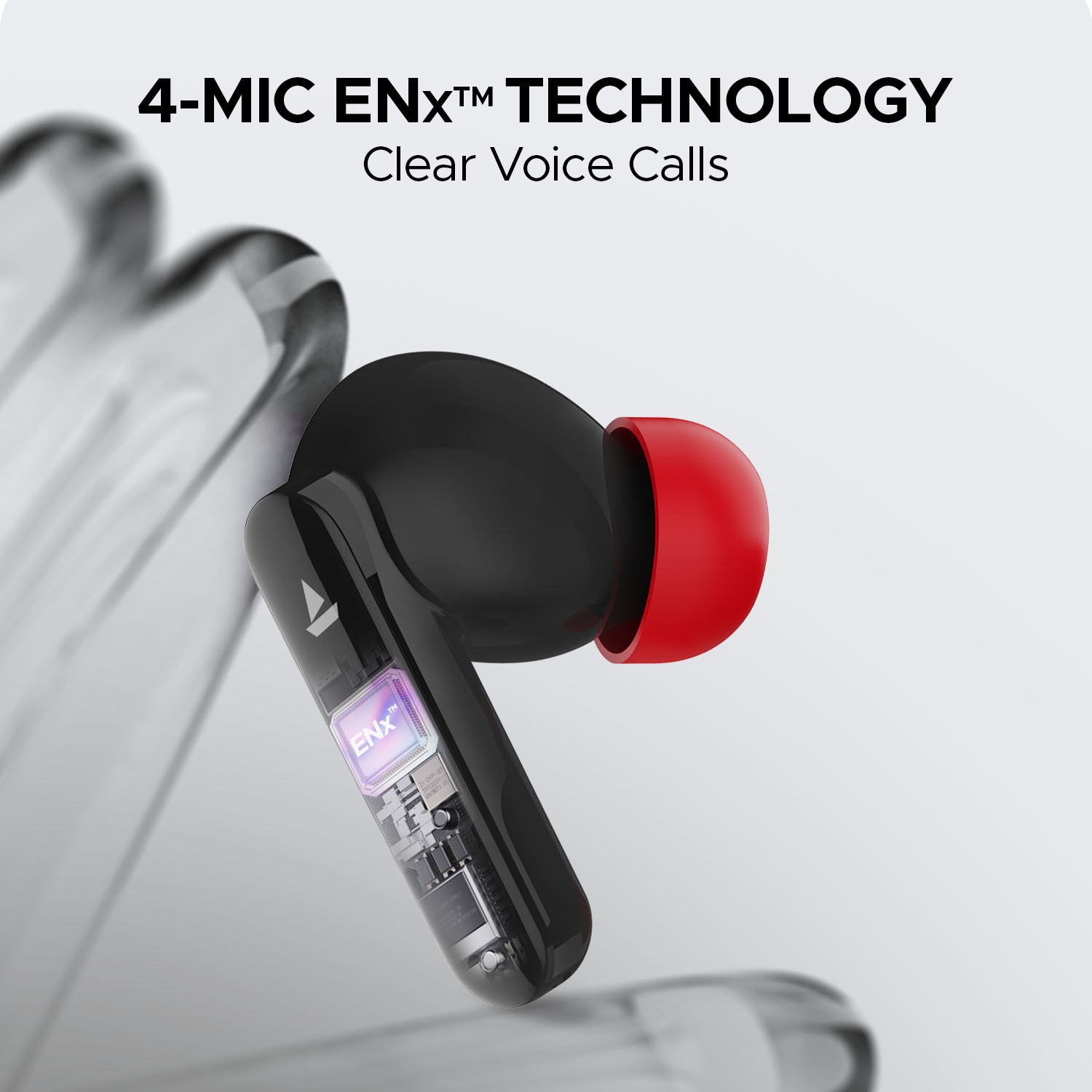 Image of boAt Airdopes Ultra Plus w / 50 HRS Playback, 4-MIC ENx Technology & ASAP Charge Bluetooth