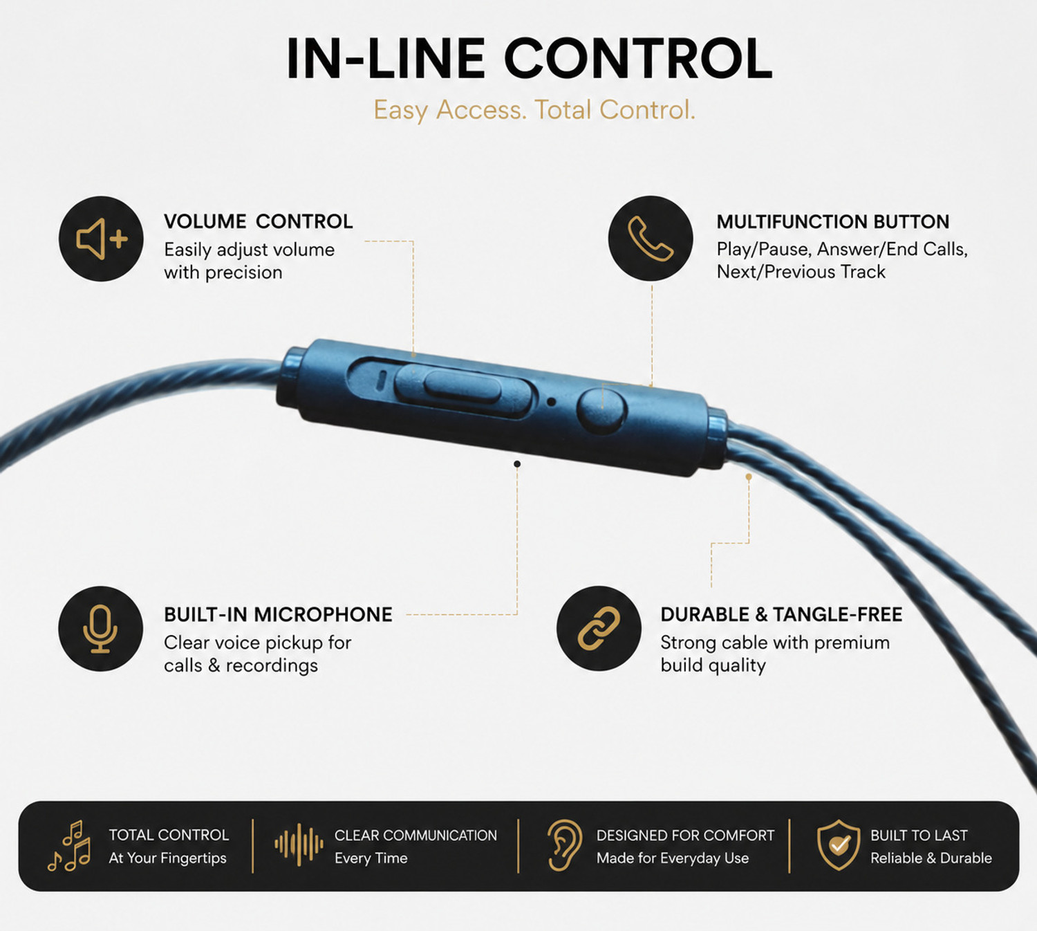 Image of CLYR Beats 3.5mm with Mic Wired