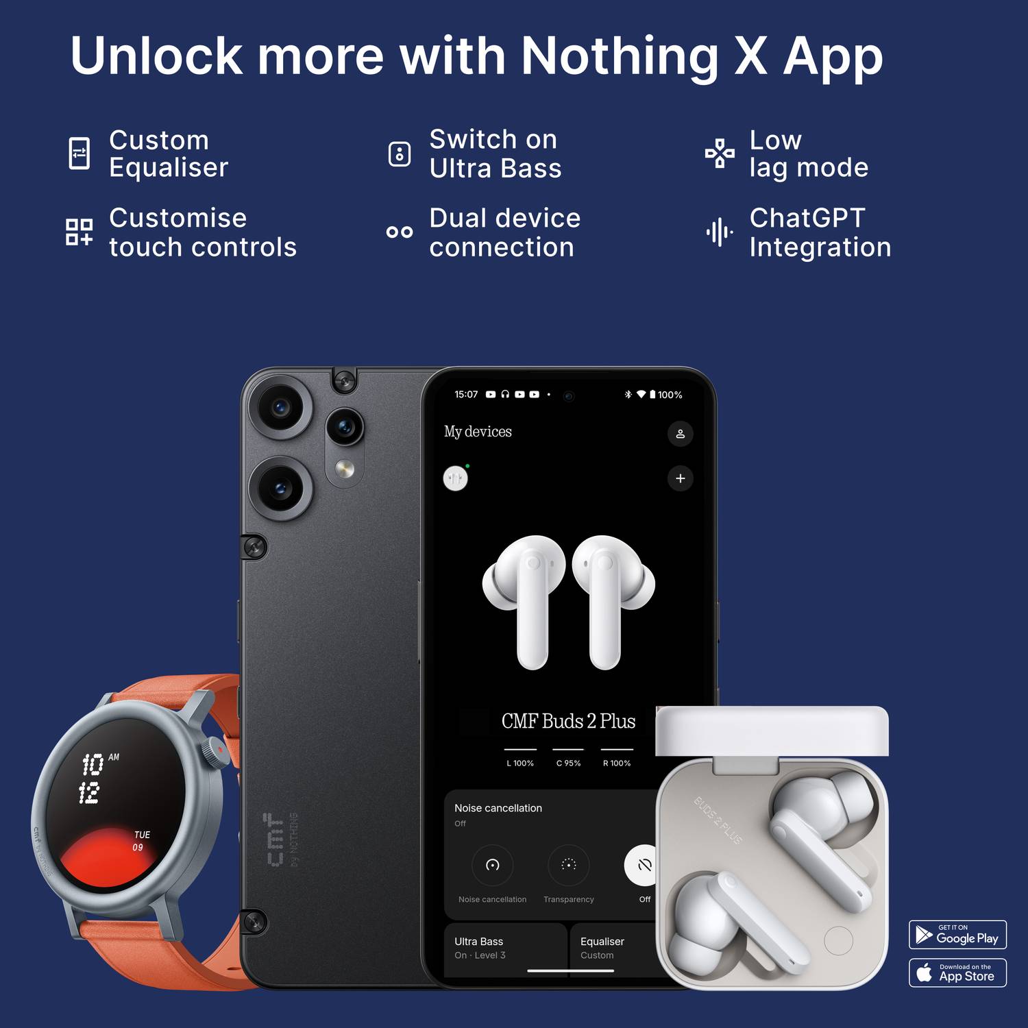 CMF Buds 2 Plus with 50dB Hybrid ANC - Image 3