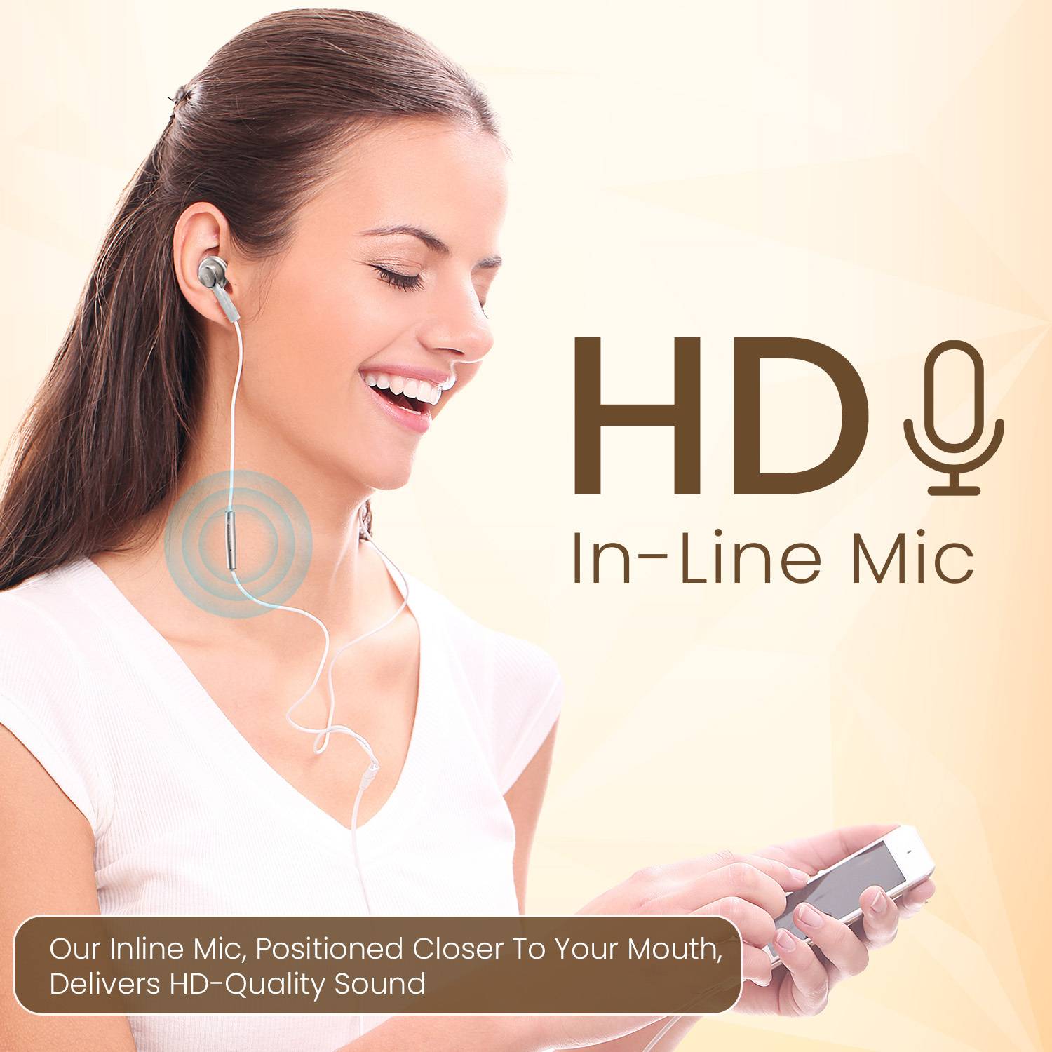Portronics Conch Sigma C Type C Wired Earphones - Image 2