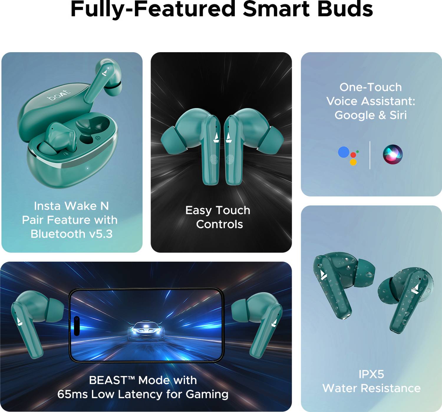 boAt Airdopes 131 Elite ANC Wireless Earbuds - Image 2