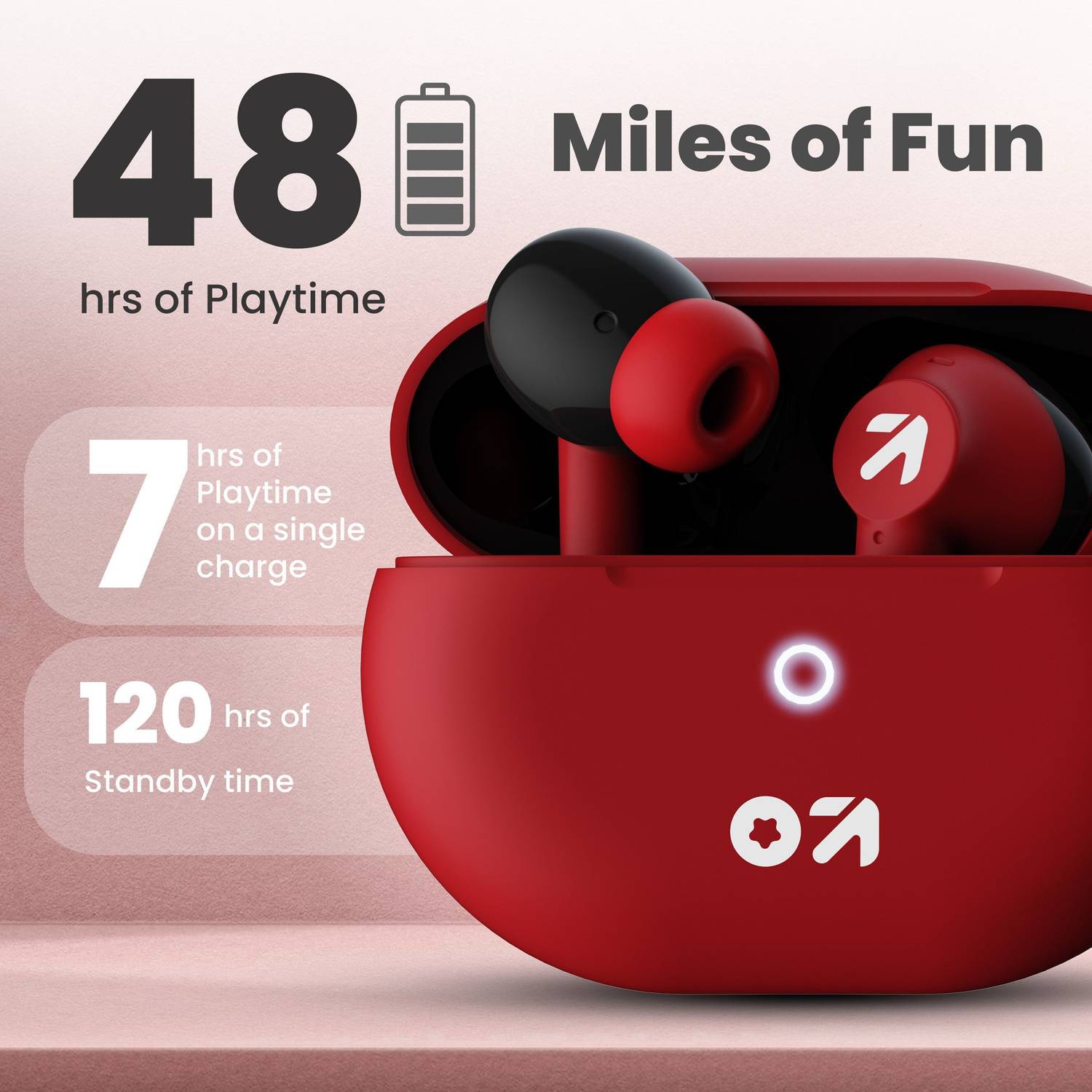 GOBOULT W40 4 Mic ENC TWS Earbuds - Image 3