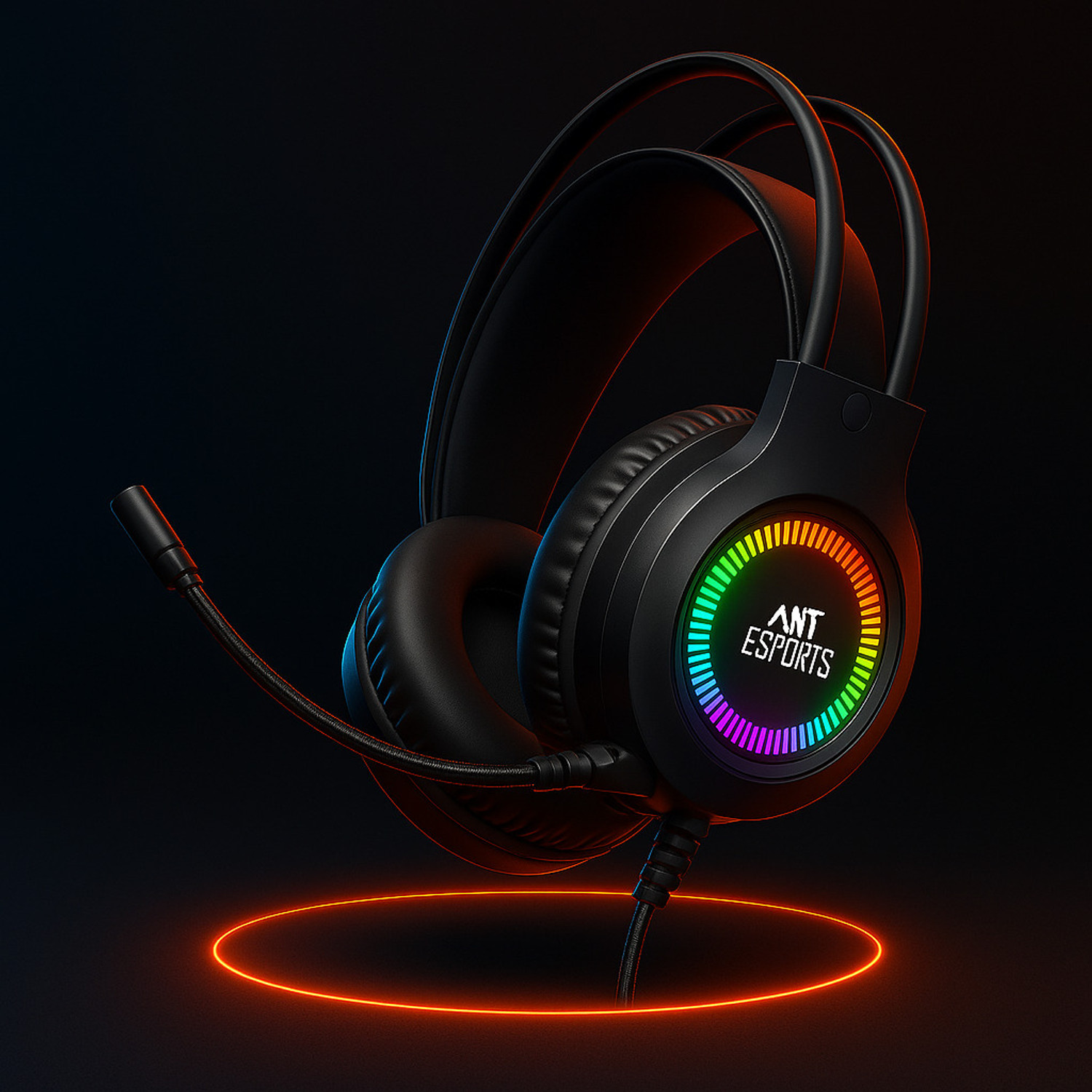 Image of Ant Esports Ant H580 Gaming for PS4 PC Xbox one PS5 Switch Laptop, Over Ear Headphones Wired Wired Gaming