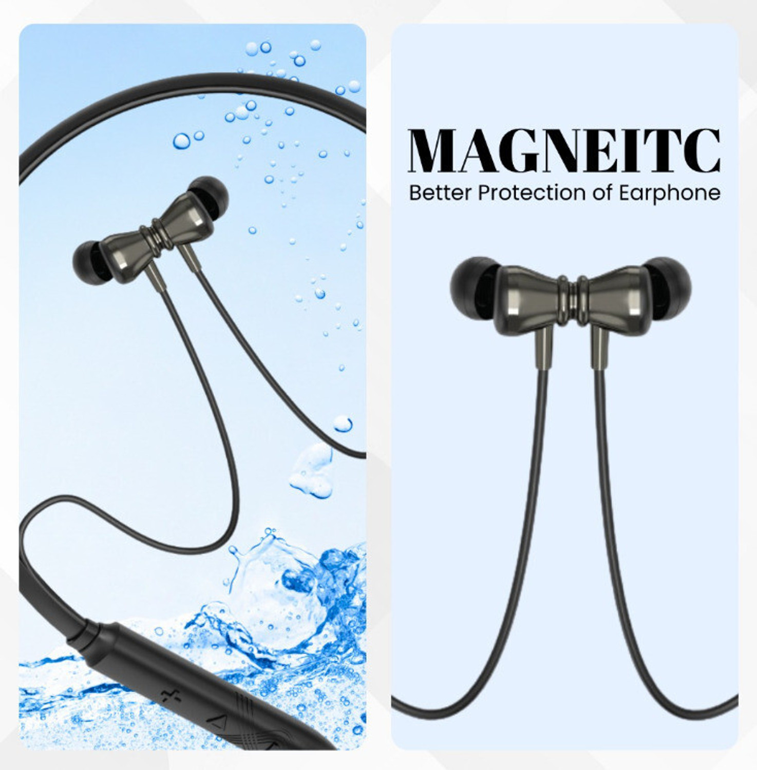 Image of REPOINT 80 Hours Playtime Bluetooth Wireless Neckband headphones Earphone Bluetooth Bluetooth