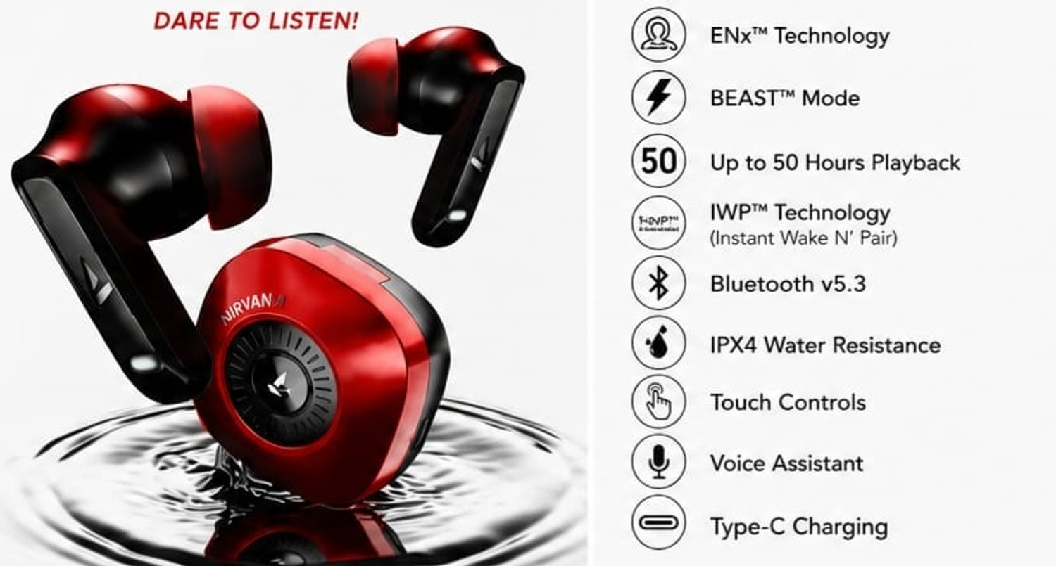 Image of boAt Nirvana Ion Bluetooth
