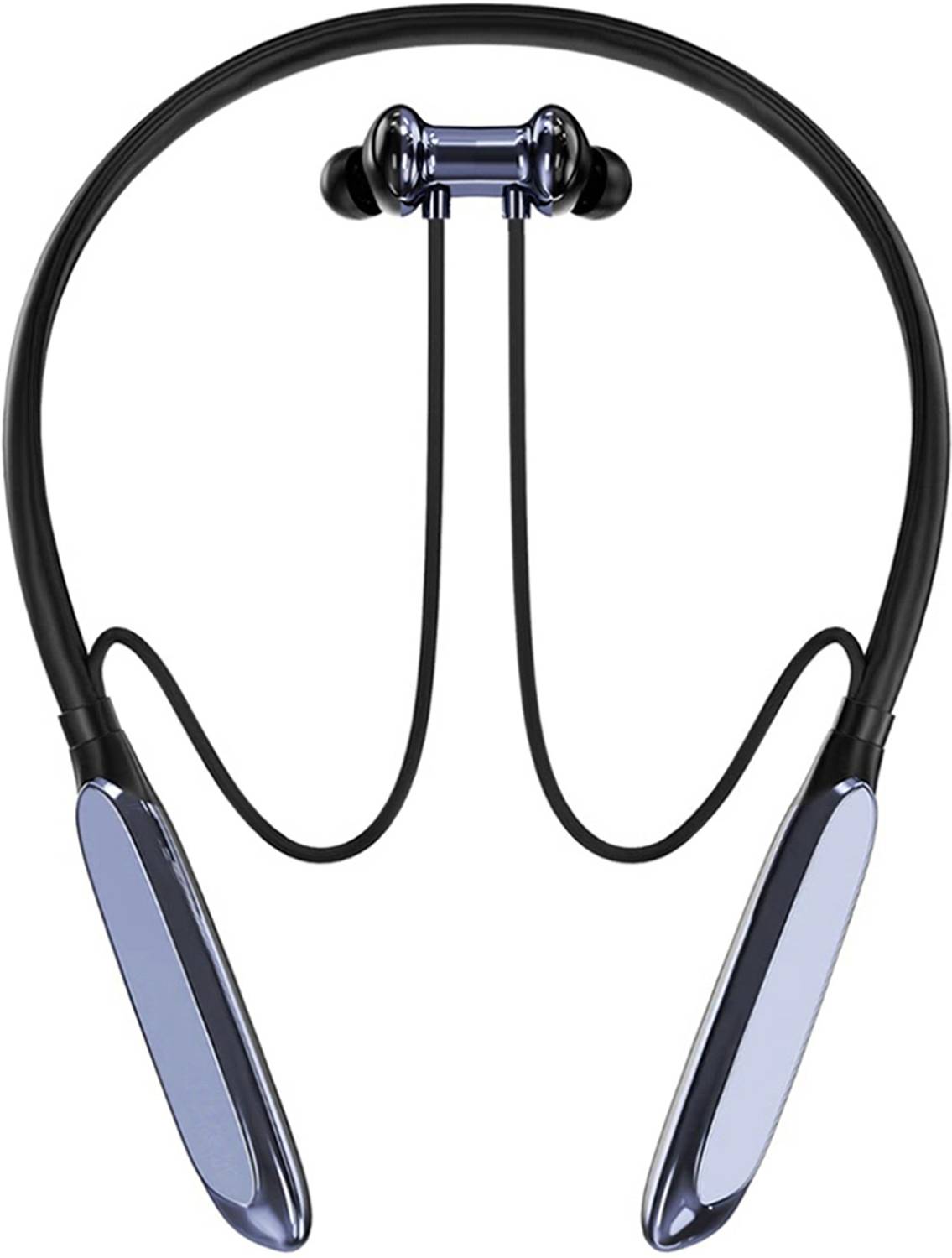 ROKAVO Red Neckband 48 Hrs Battery Backup Wireless Headphone Headset Neckband, With Mic Bluetooth
