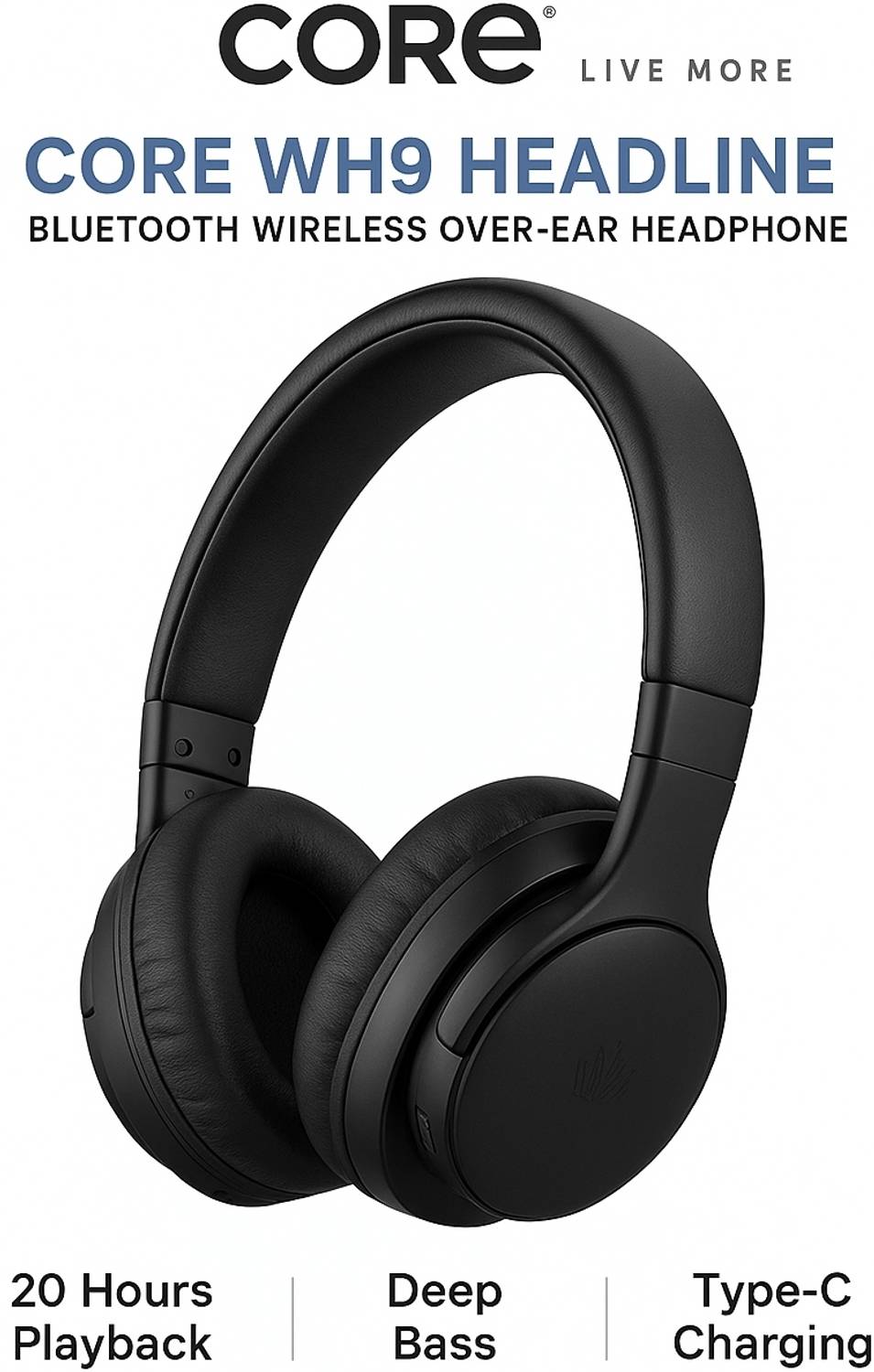 CORE WH 9 Bluetooth & Wired Price in India - Buy CORE WH 9