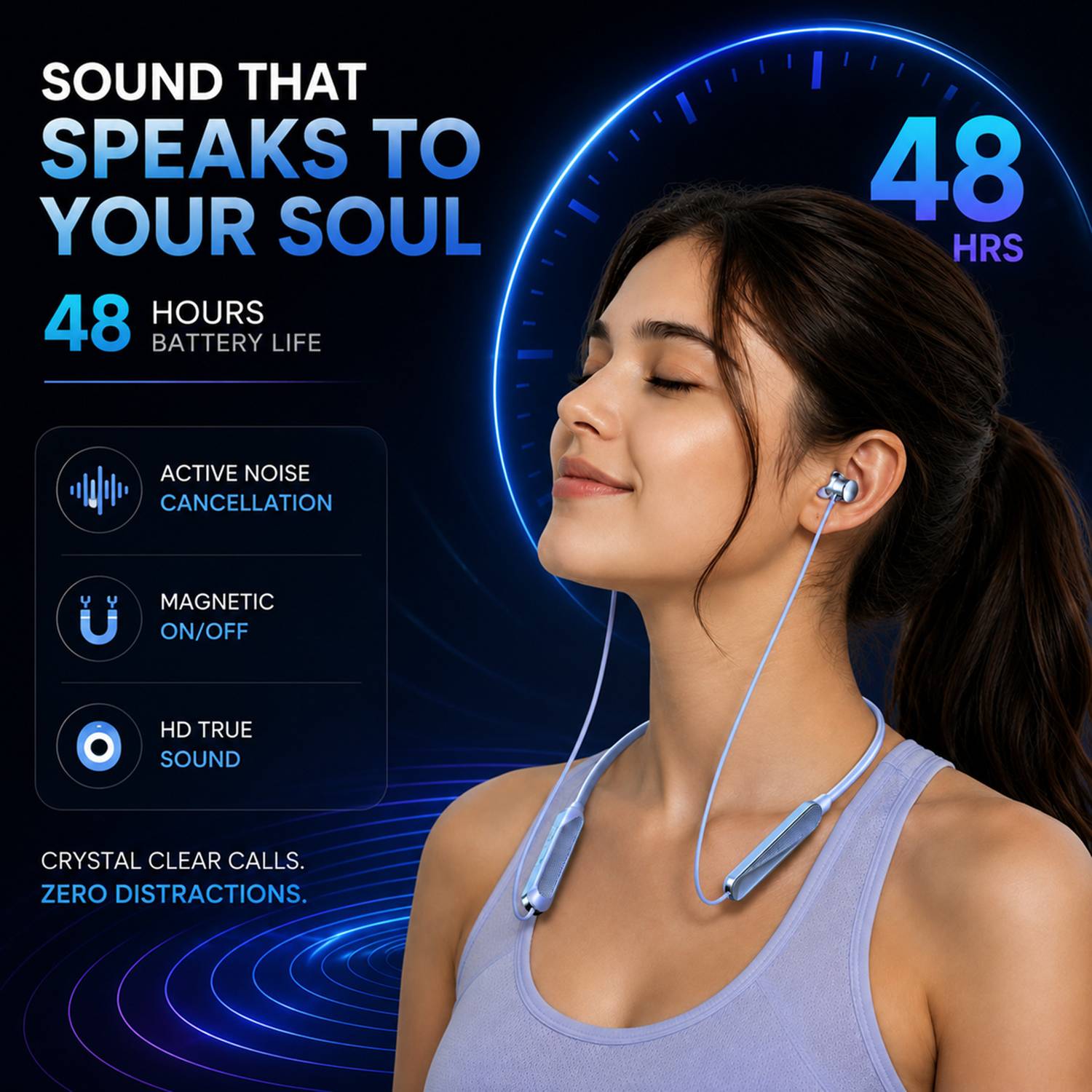 OTAGO Buds Wireless 3 Neo with 13.4mm Driver, 48 hrs Playback, Bluetooth Headphones 2 Bluetooth