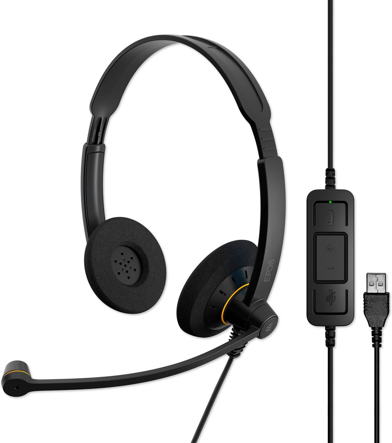 epos IMPACT SC 60 USB ML Wired Headset (Black, On the Ear)