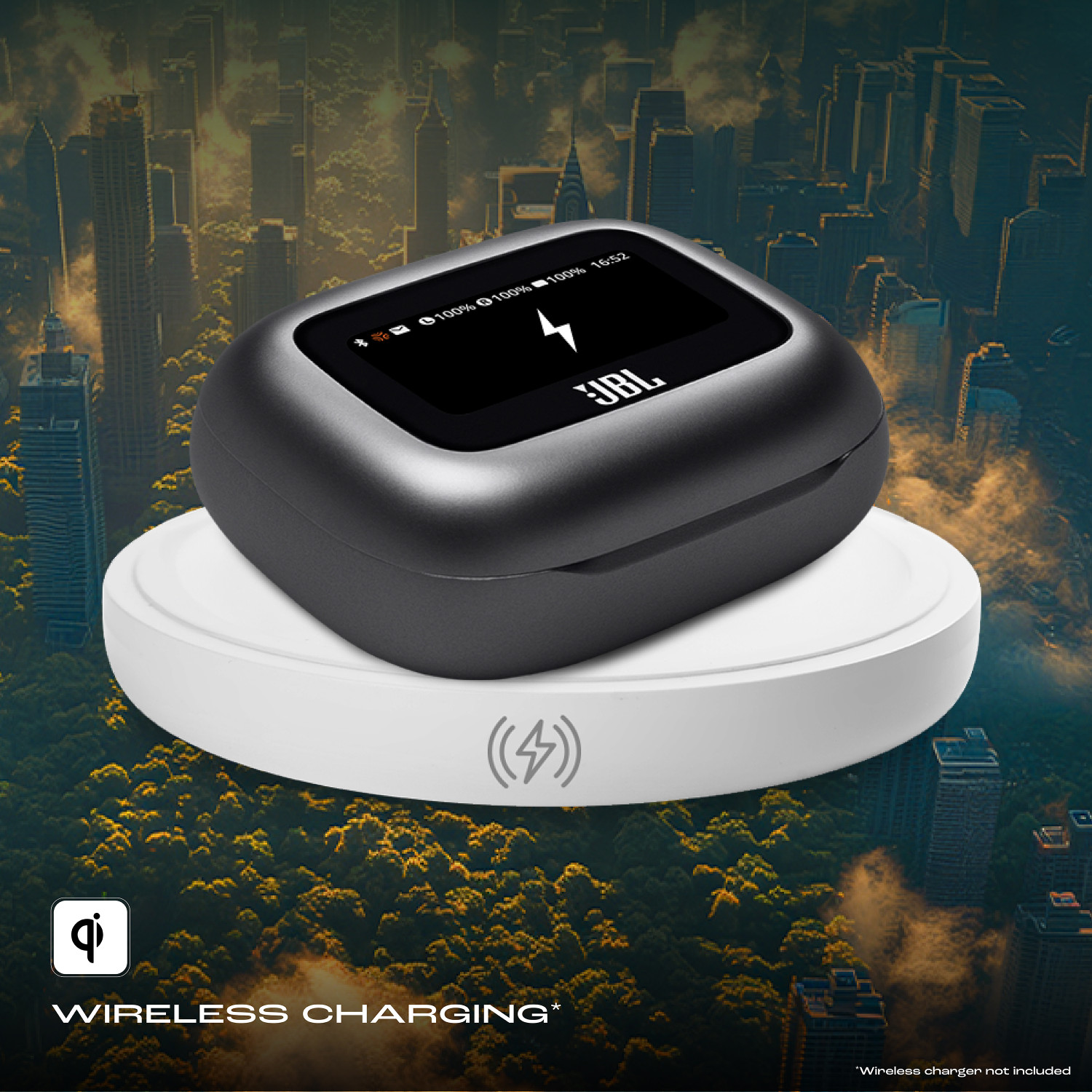 Image of JBL Live Flex 3, Hi-Res LDAC Audio ANC TWS, SmartCase,50H Runtime,Charging Bluetooth