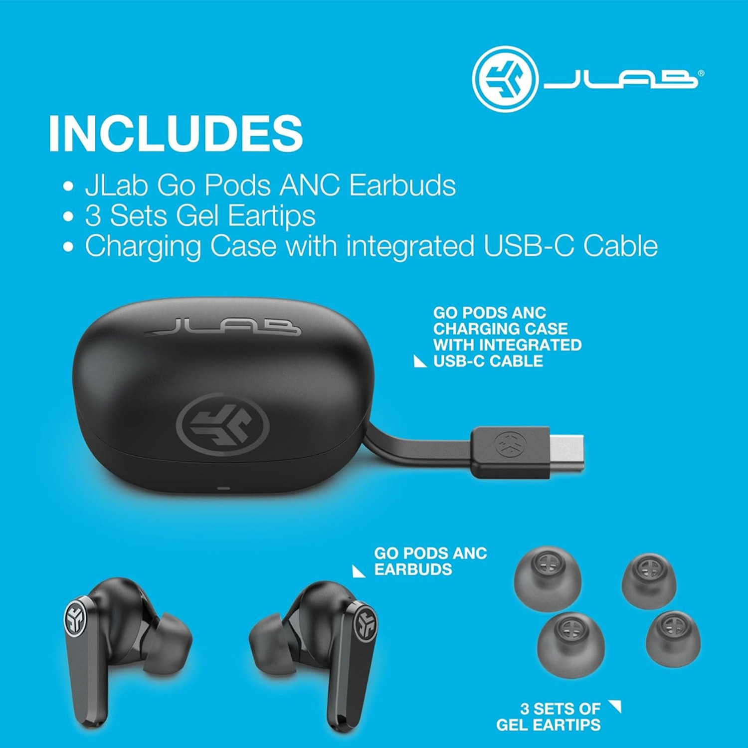 Image of Jlab Go Pods ANC Bluetooth