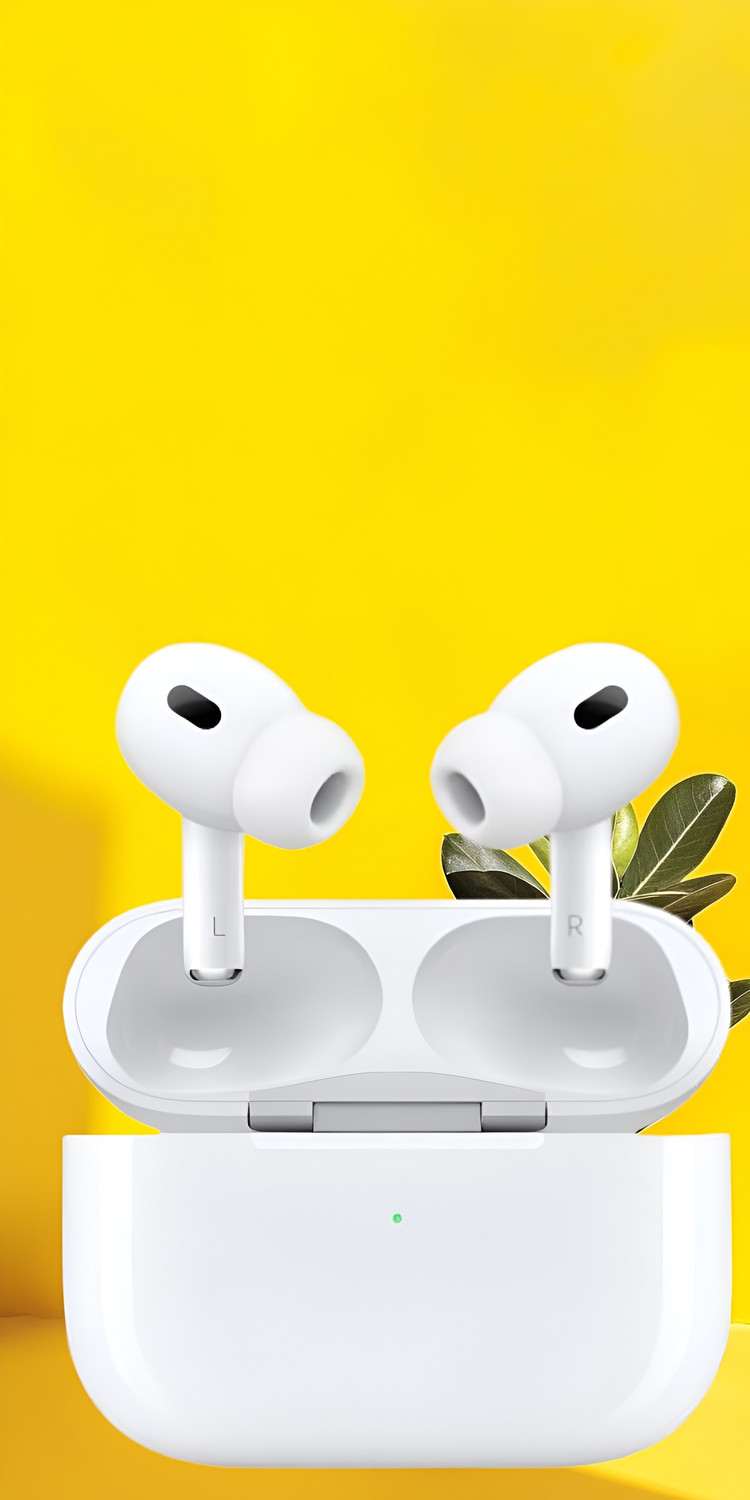 Image of BeatFlow Earipods Pro (2nd generation) excellent quality with MagSafe Case (USB-C) Bluetooth