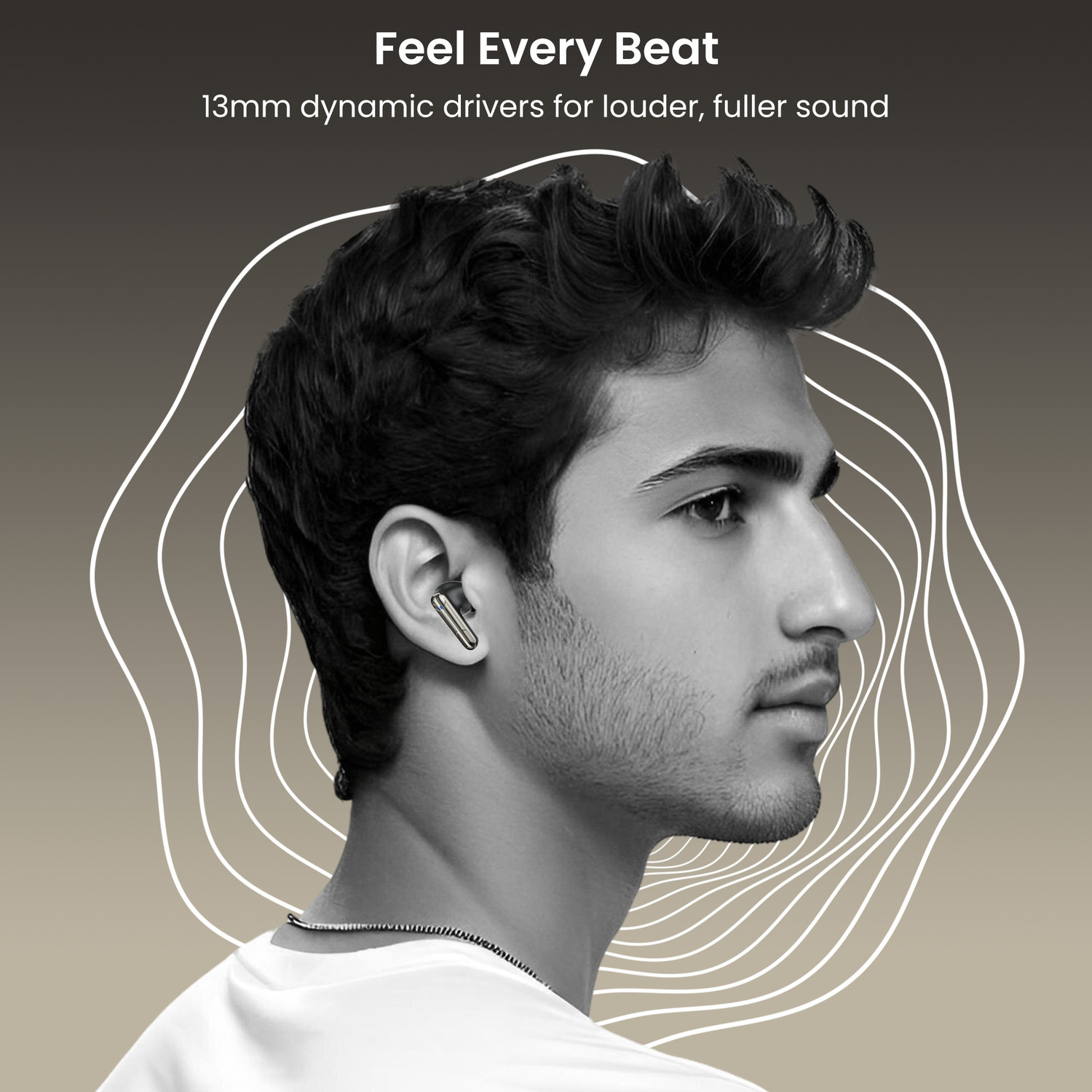Image of Aroma TWS7 V5.4 Upto 55Hr Playtime*, ENC, Dual Paring, Fast Charging, Heavy Bass Bluetooth