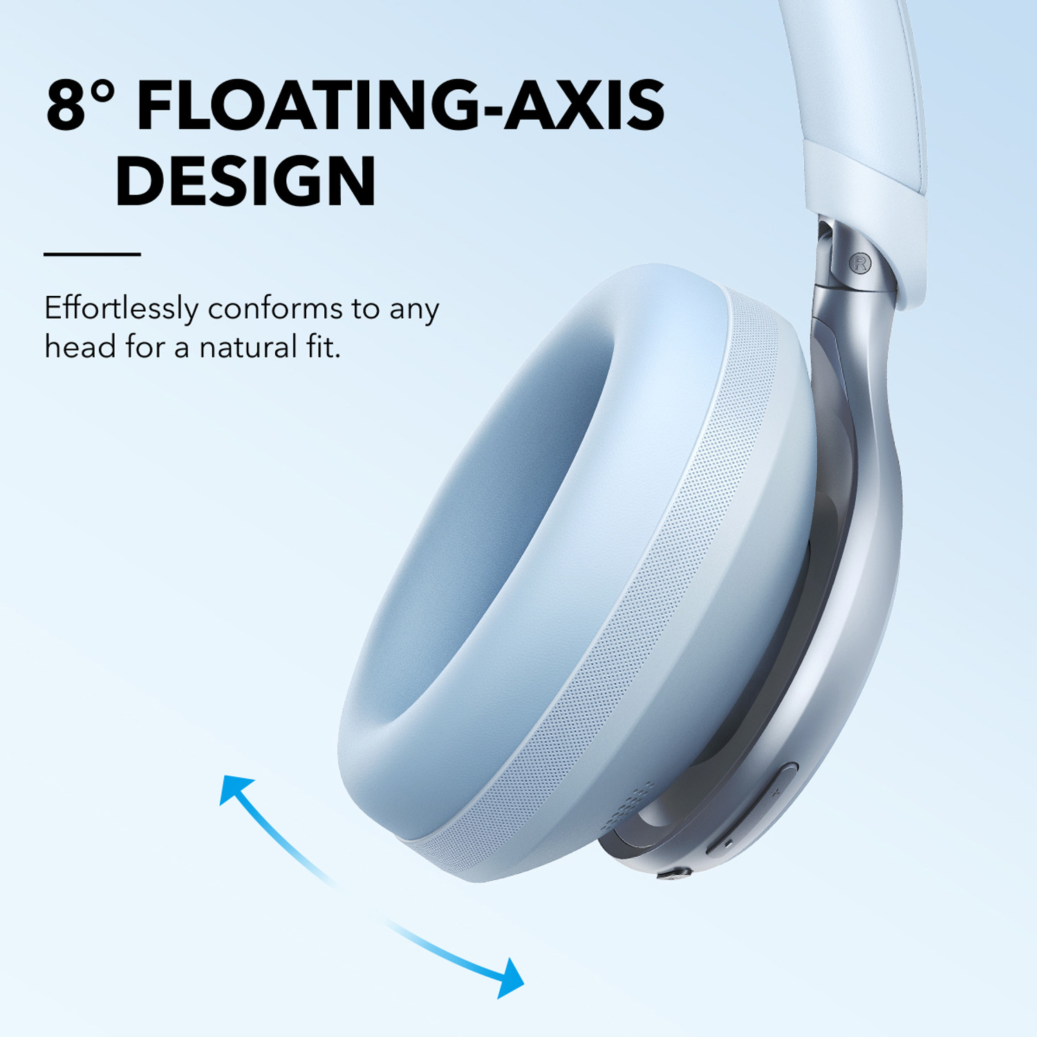 Image of soundcore by Anker Space One Hi-Res wireless, LDAC, Active noise cancellation, 40 Hrs, 40mm drivers Bluetooth & Wired
