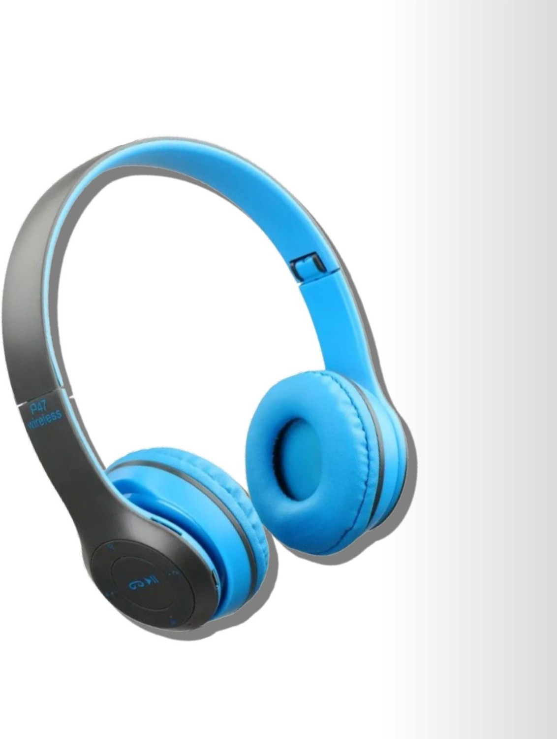 Image of MITYASI P47-BlueZ87 Bluetooth Headset (Blue, On the Ear)