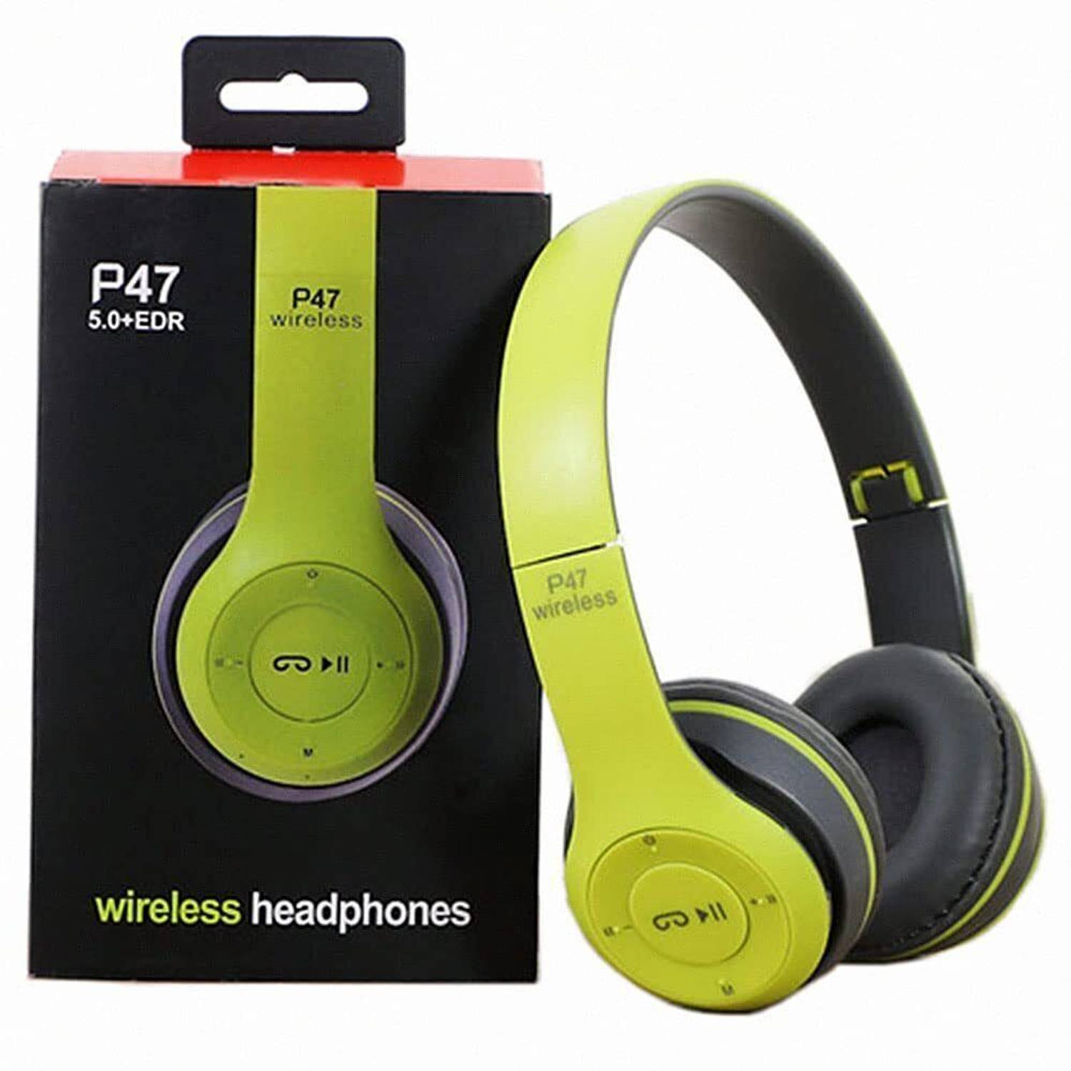 icall P47 Foldable Wireless & Sports Headphone with Mic and volum