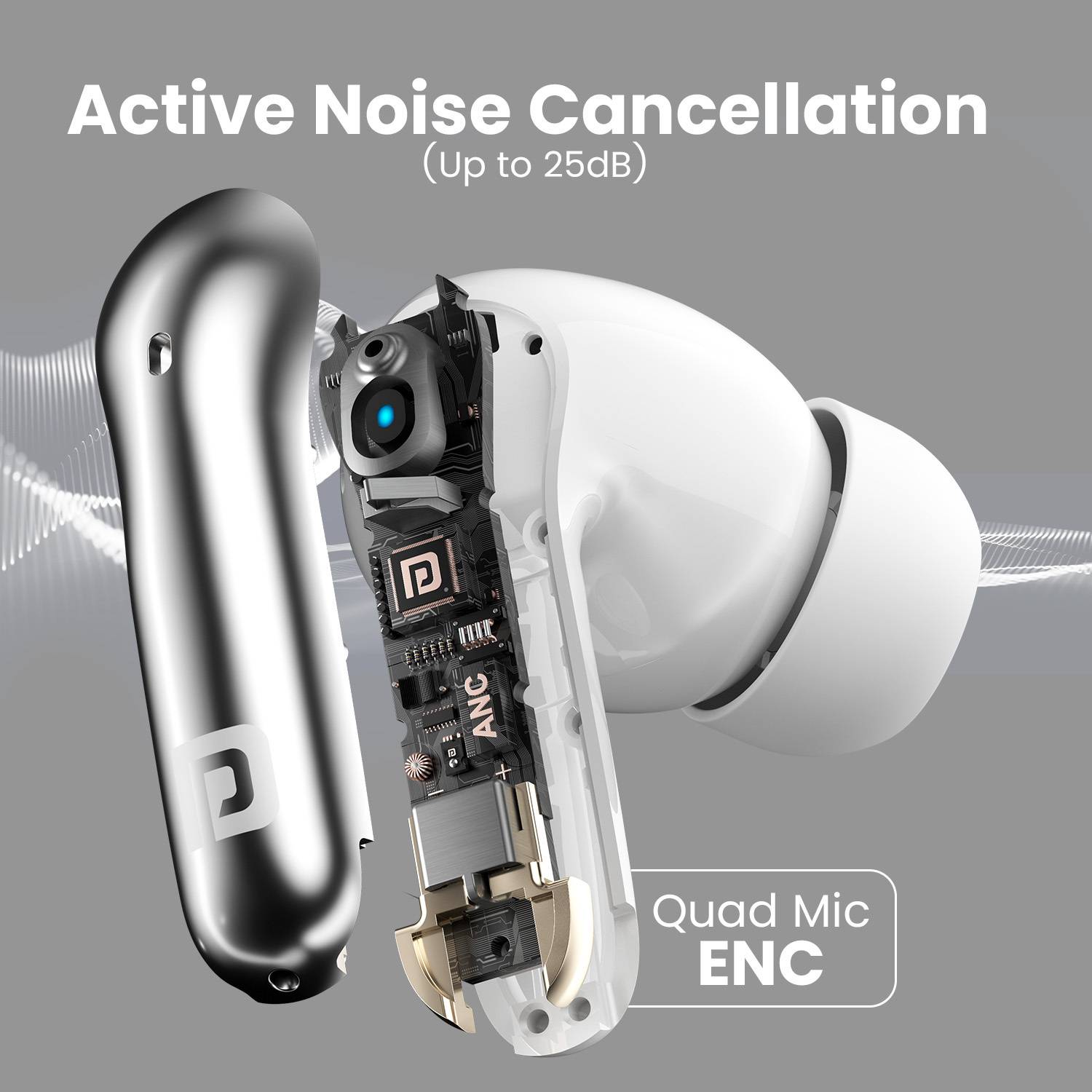 Portronics Harmonics Twins 28 in Ear Earbuds - Image 2