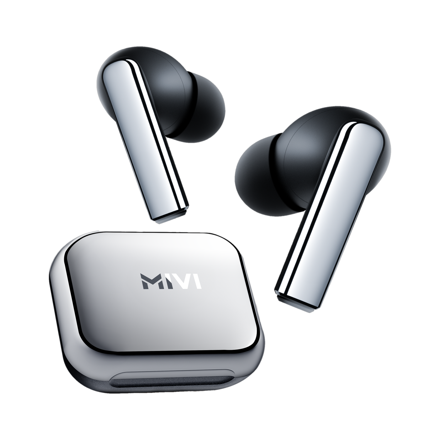 Mivi DuoPods i3 TWS,13mm Bass,45+H Playtime,AI ENC,Low Latency,Type C,5.3 BT Bluetooth