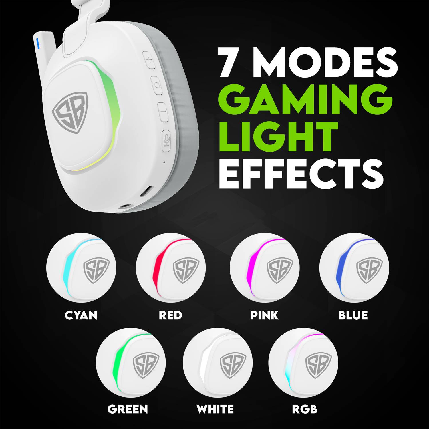 SpinBot HX300 Bluetooth Gaming Headphones - Image 2