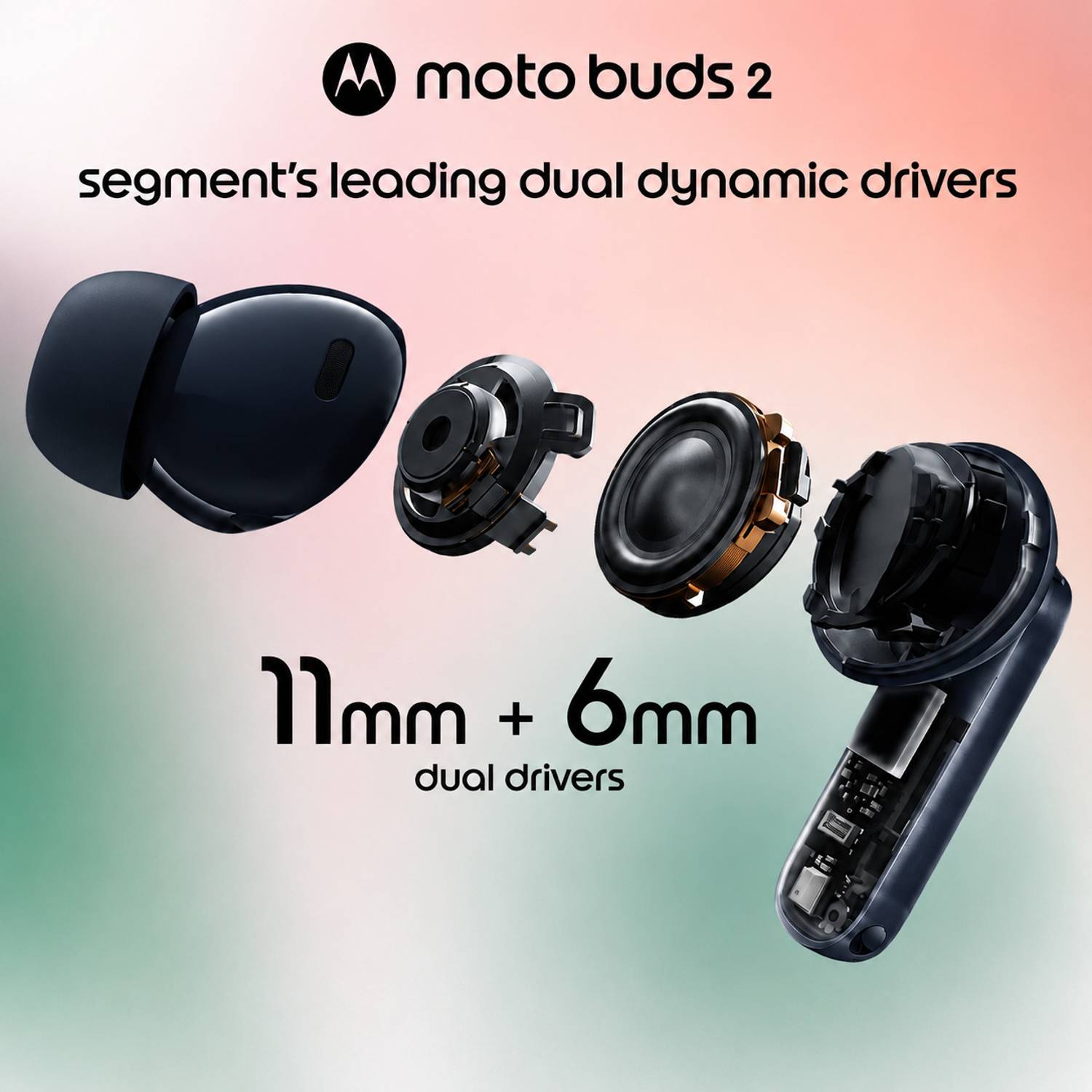 Motorola Buds2 with 6 Mic ANC - Image 2