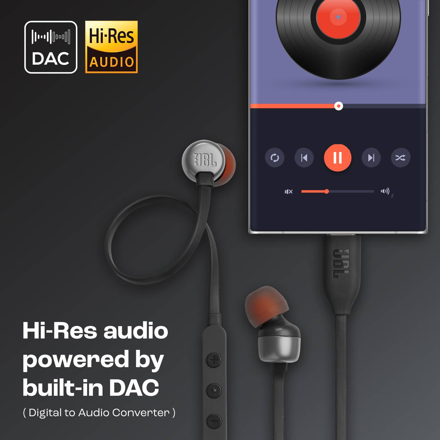 JBL Tune 310C USB-C Headphones - Image 4