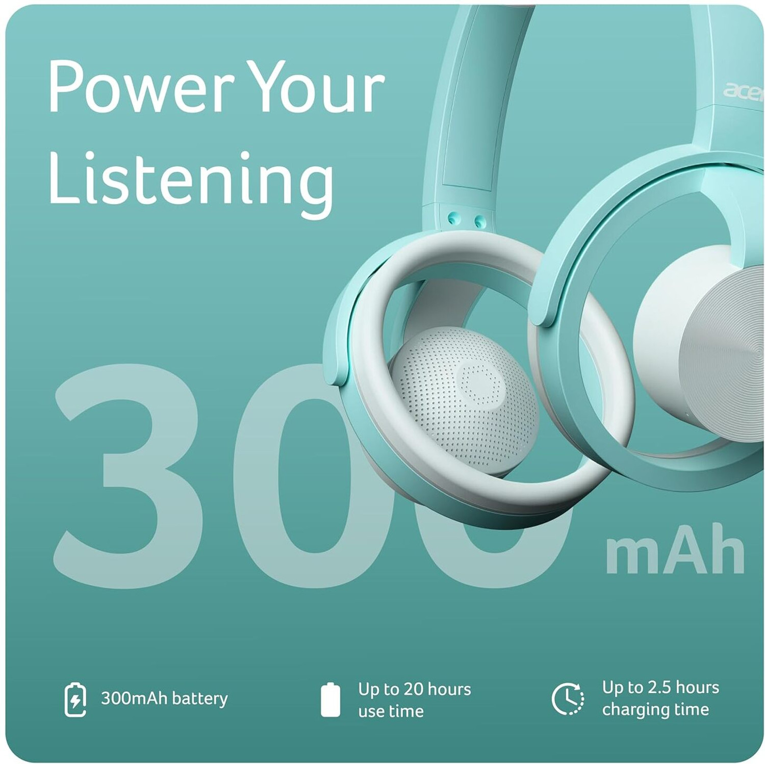 Image of Acer FreeBeats Wireless Headphones Bluetooth