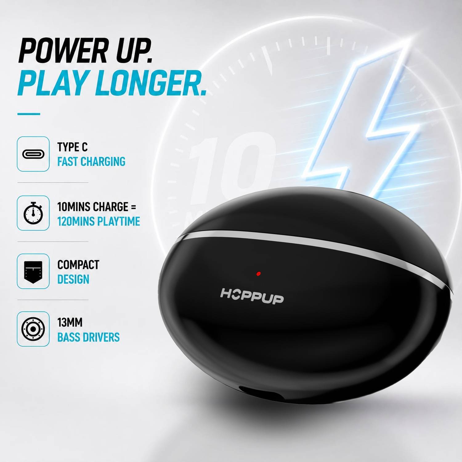 HOPPUP AirDoze E40 Earbuds - Image 4