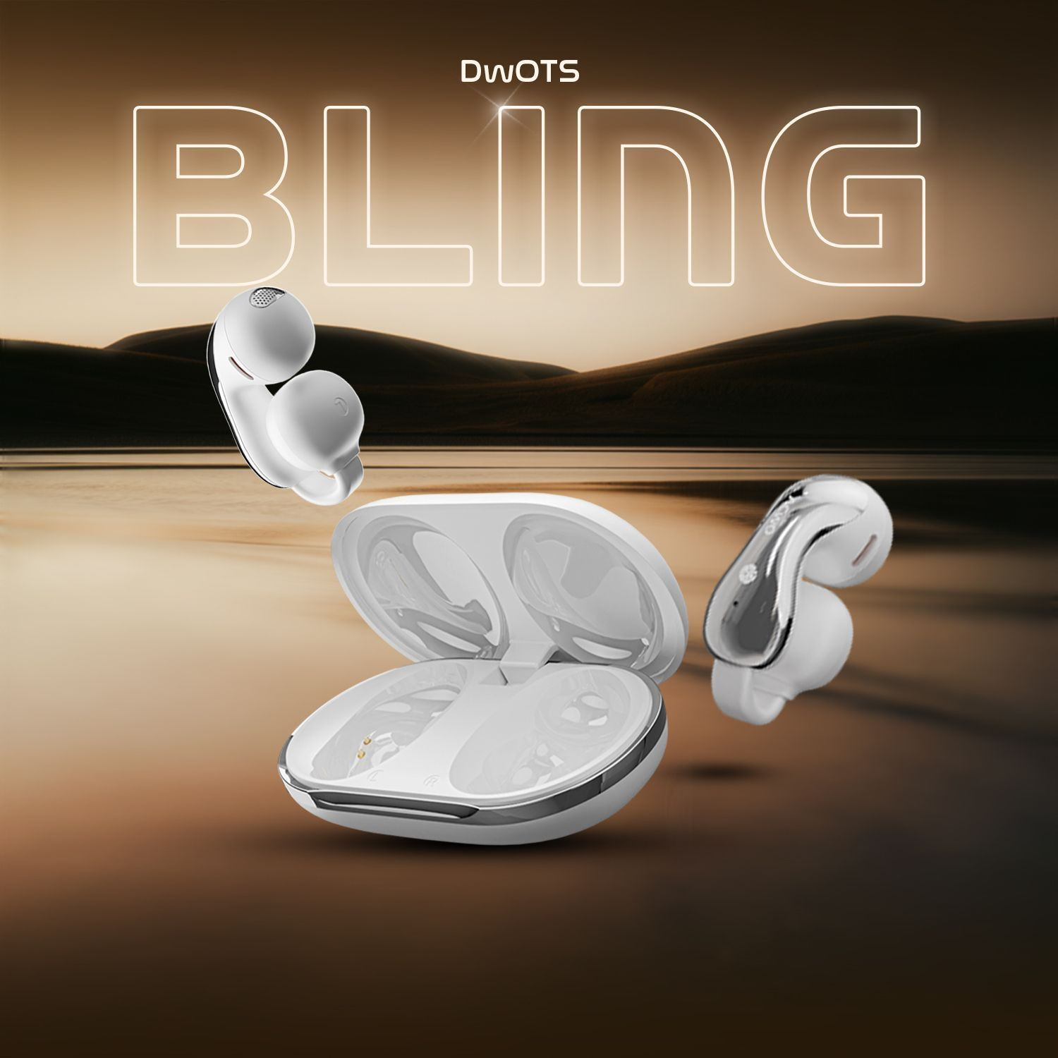 Image of ACwO DwOTS Bling, Clip Design, 40H Playtime, ENC, IPX5 Water Resistance Bluetooth