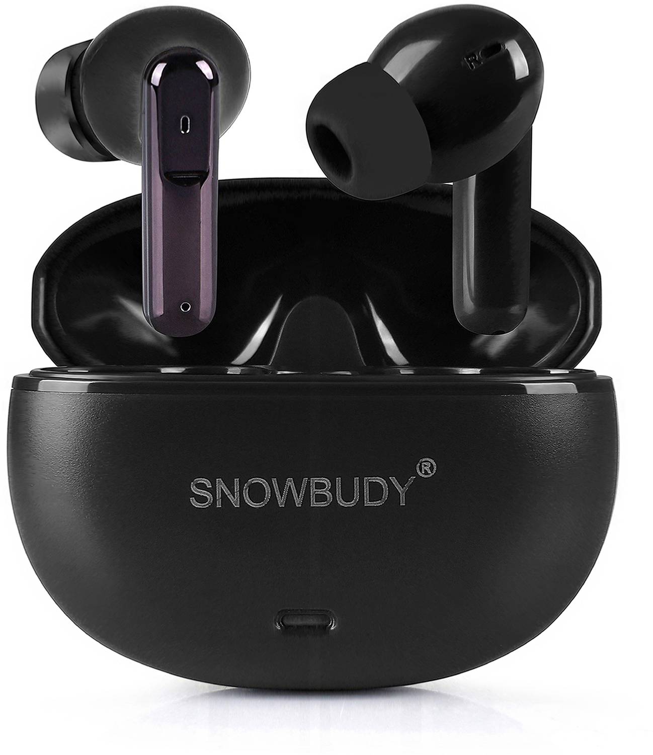 snowbudy E18 Fire Earbuds, Gaming Pods, 200H Playtime, AI Mic ENC, 13mm driver, Type C-92 Bluetooth Gaming