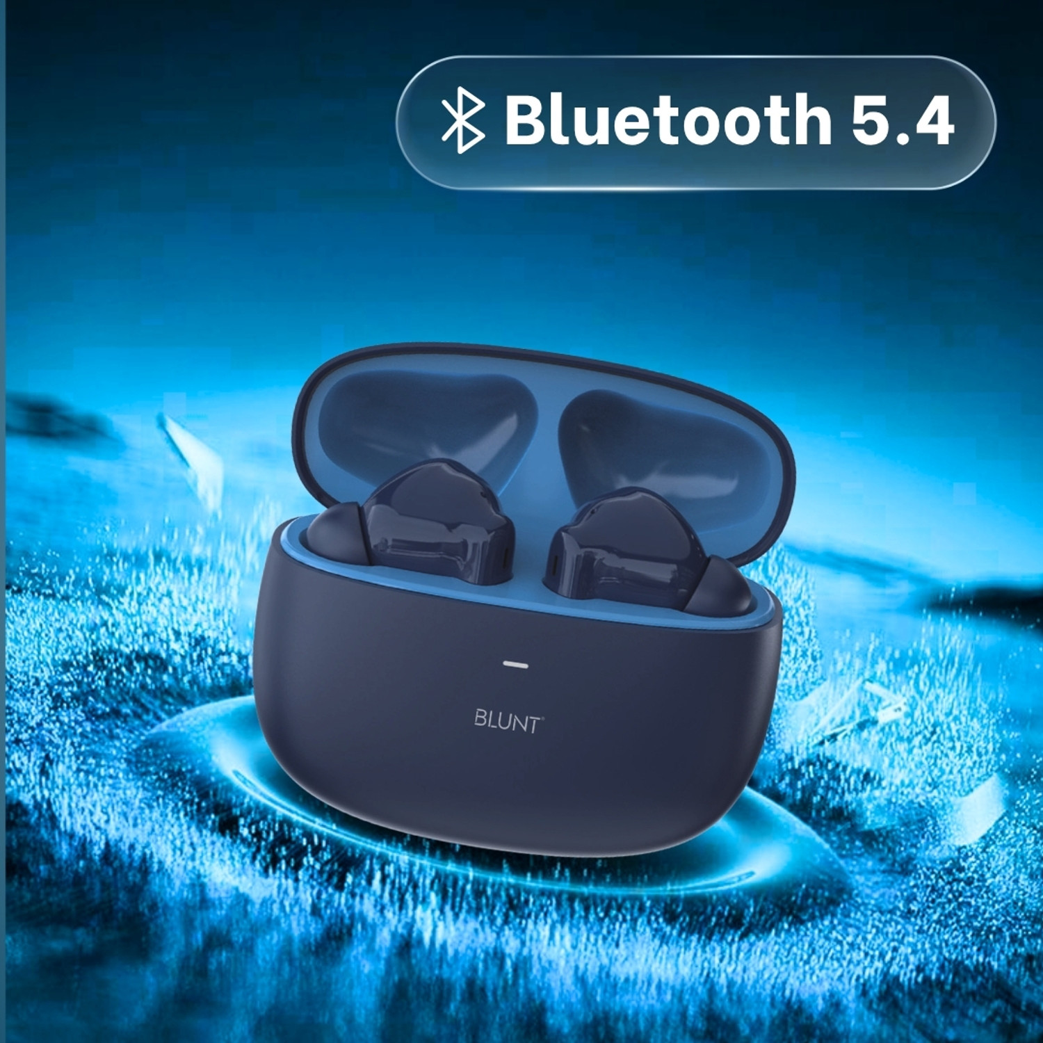 Image of Blunt AirMax True Wireless Earbuds | BT 5.4 HD Mic |30 H Playtime |IPX Waterproof Bluetooth