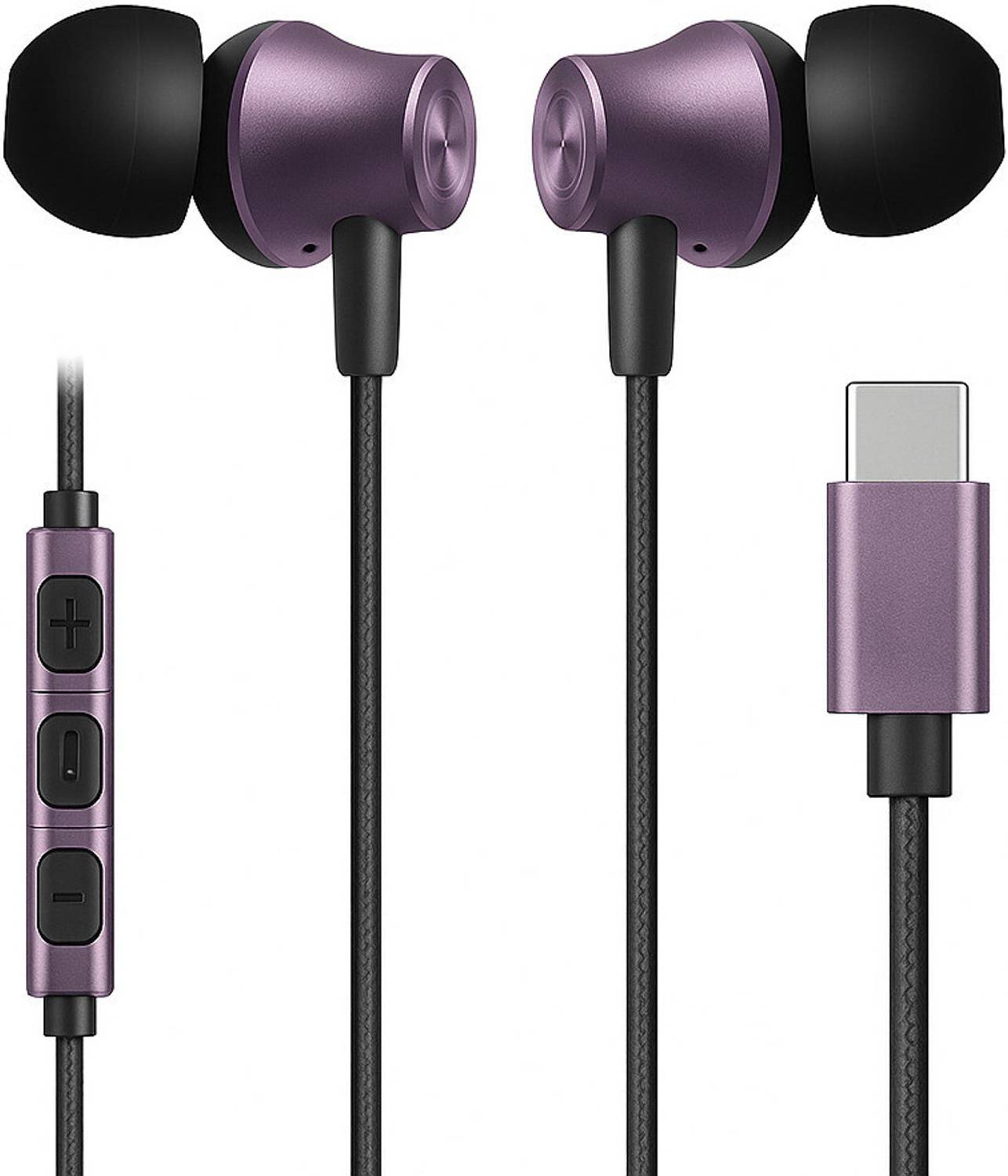 REALFIT Type-C Stereo Earphones with Mic for Android Devices Wire