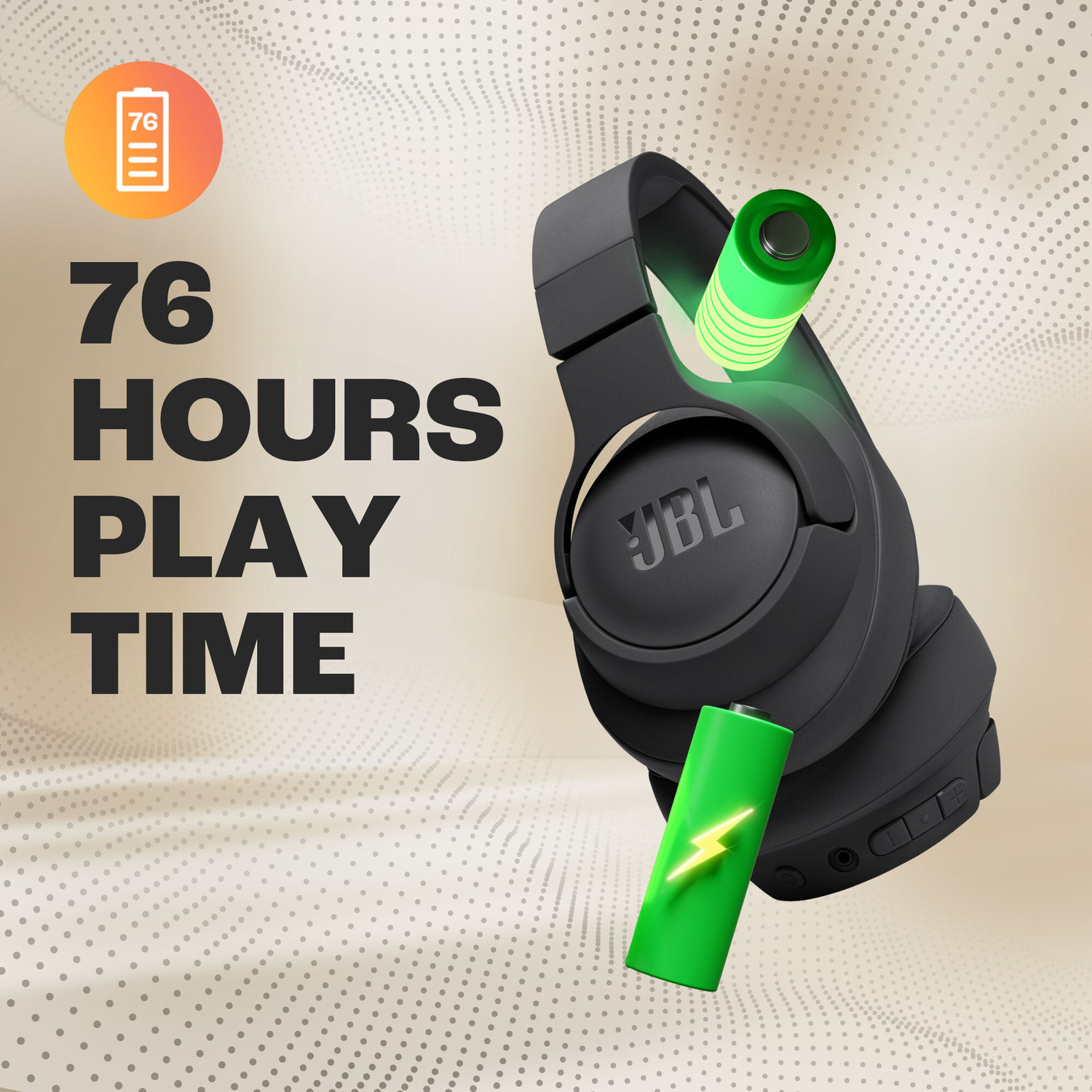 Image of JBL Tune 720BT 76Hr Playtime, Pure Bass, Quick Charge, Multi Connect, Bluetooth 5.3 Bluetooth