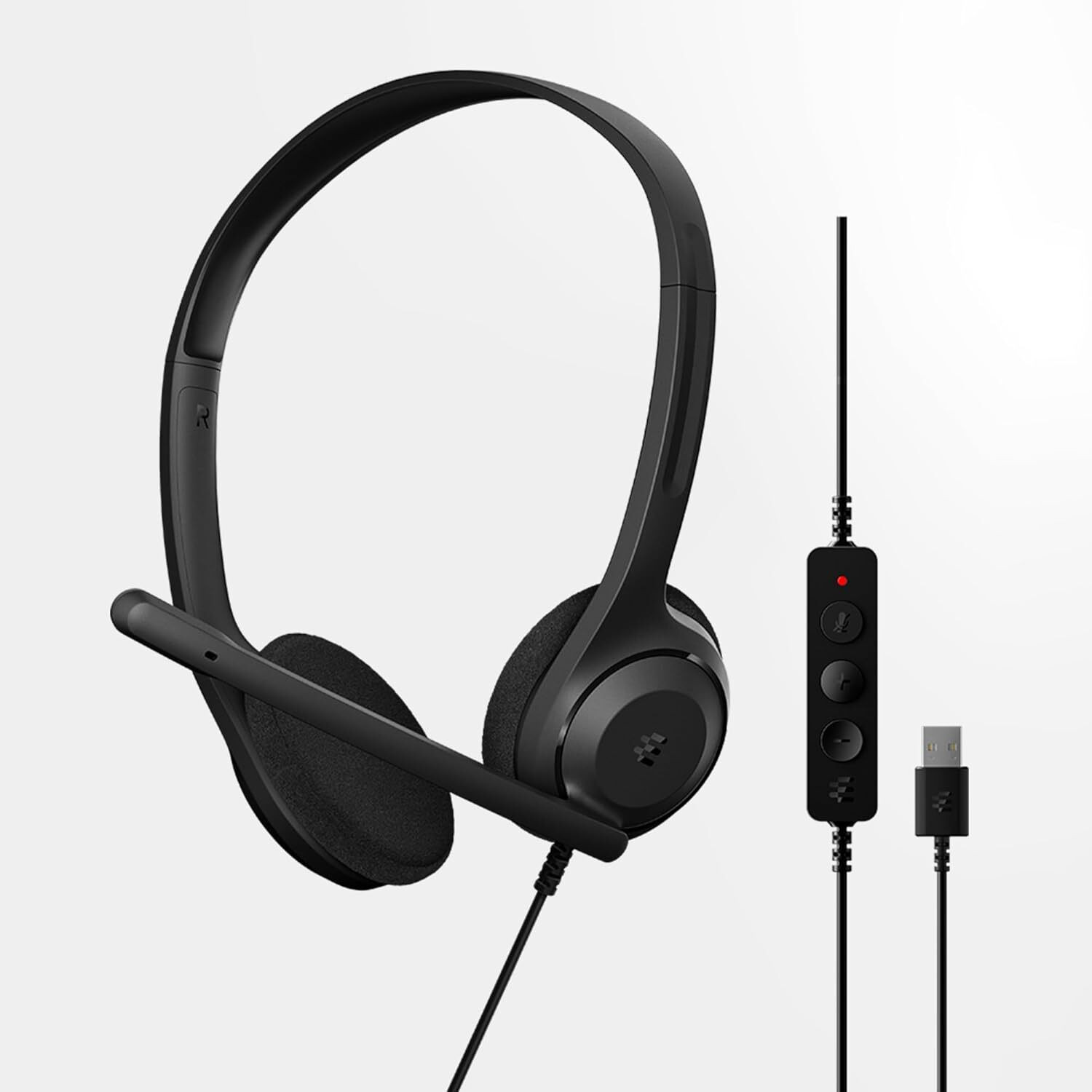 Image of epos C1 USB-A Wired Headset with Mic, Noise-Canceling, Chrome-Certified Wired