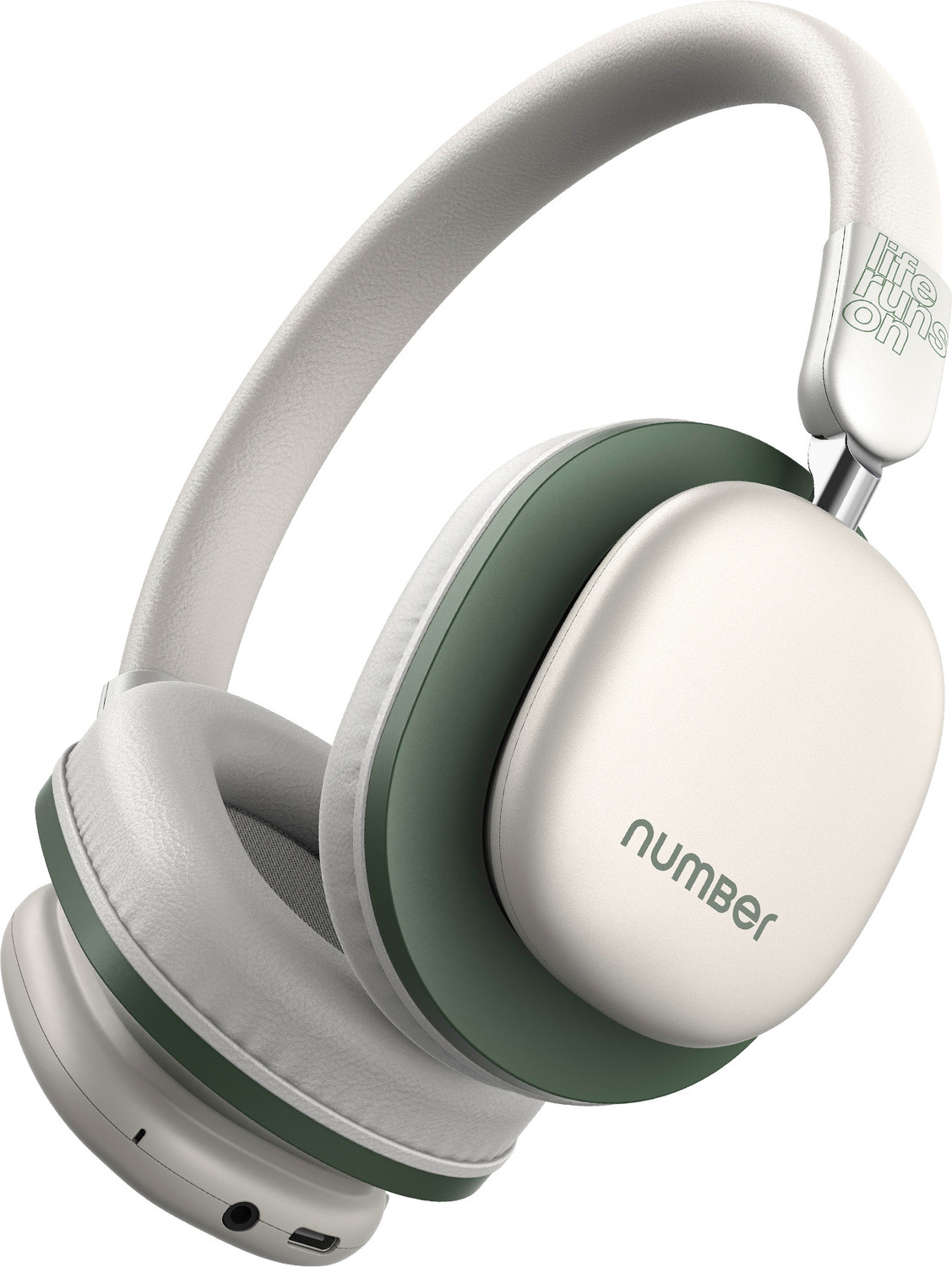 Image of Number Headit Pro 100H Battery, Dual Pairing, 40mm Hi-Bass Drivers, AI ENC, 35ms Gaming Bluetooth & Wired