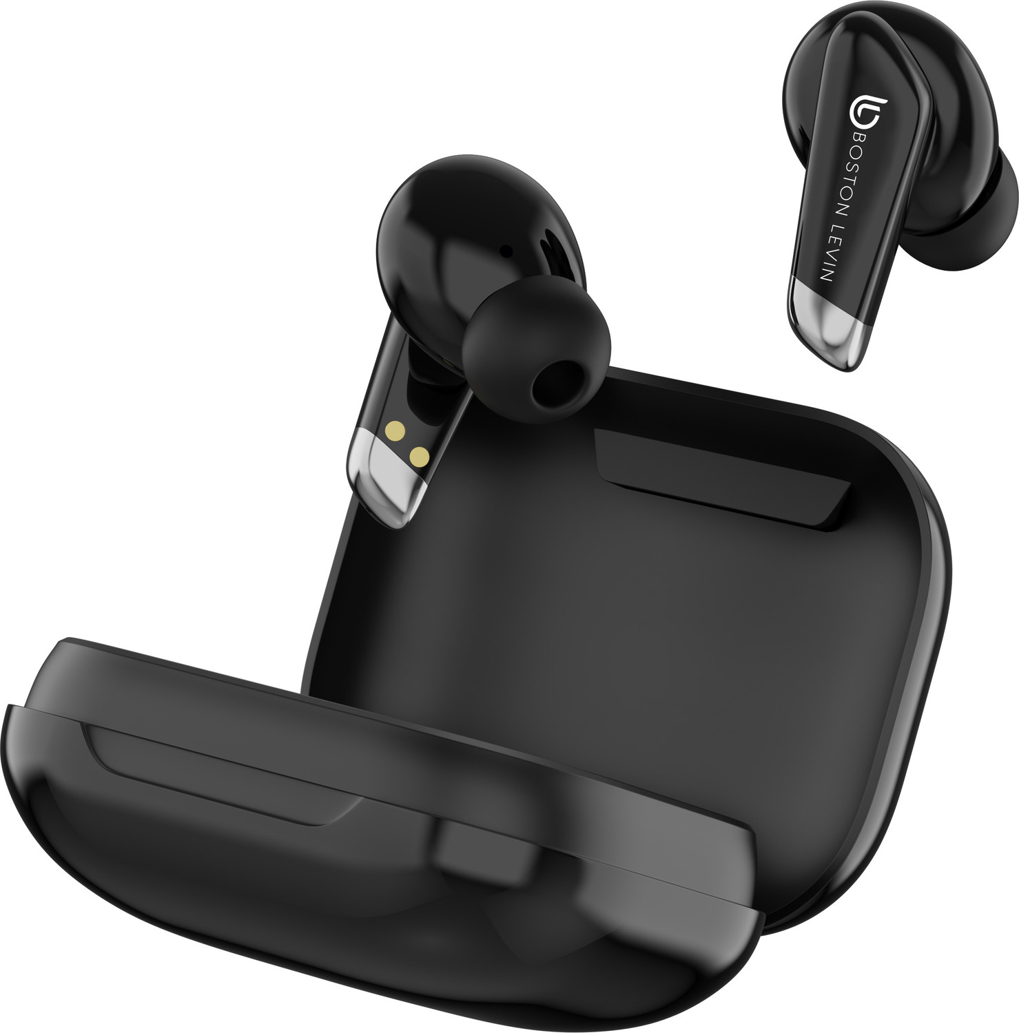 Image of Boston Levin Storm 9 Bluetooth TWS, Truly Wireless Earbuds, Bluetooth V5.2, IPX5 - Black Bluetooth Gaming
