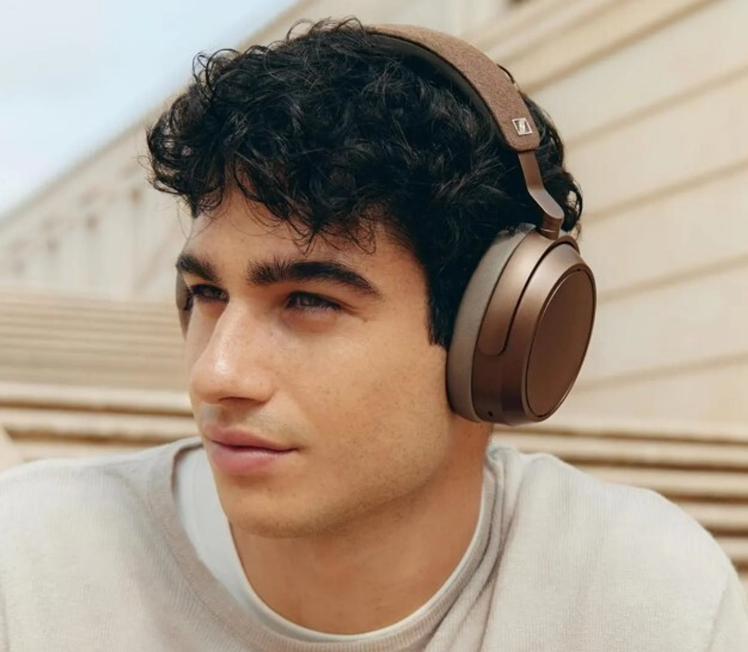 Image of Sennheiser Momentum 4 Wireless Over Ear Headphones,ANC,60H Battery, Multipoint Connectivity Bluetooth & Wired